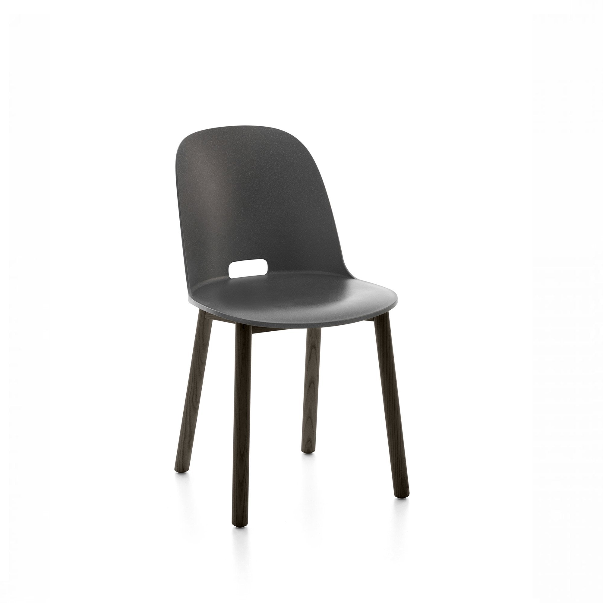 Alfi Recycled High Back Chair  - Dark Ash