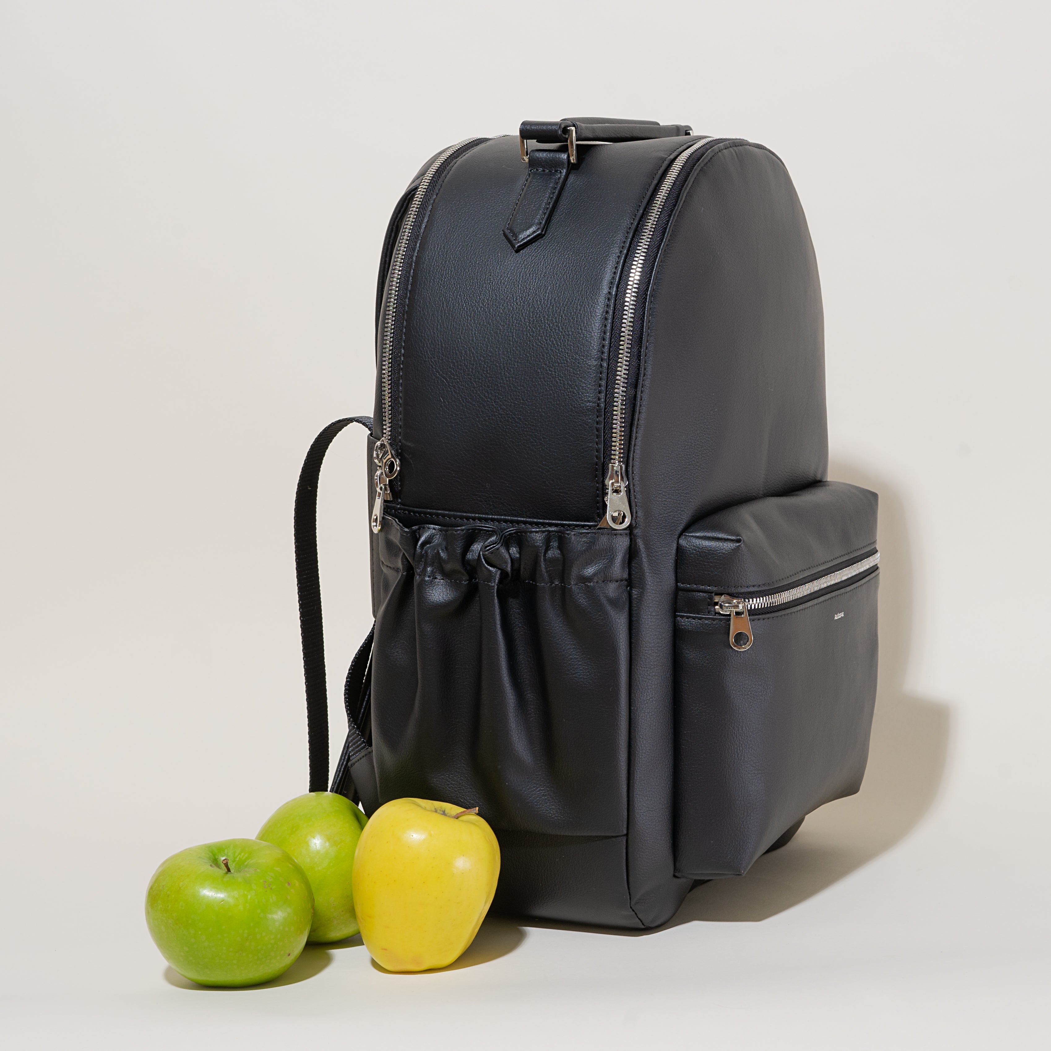 Gala Apple Leather Backpack