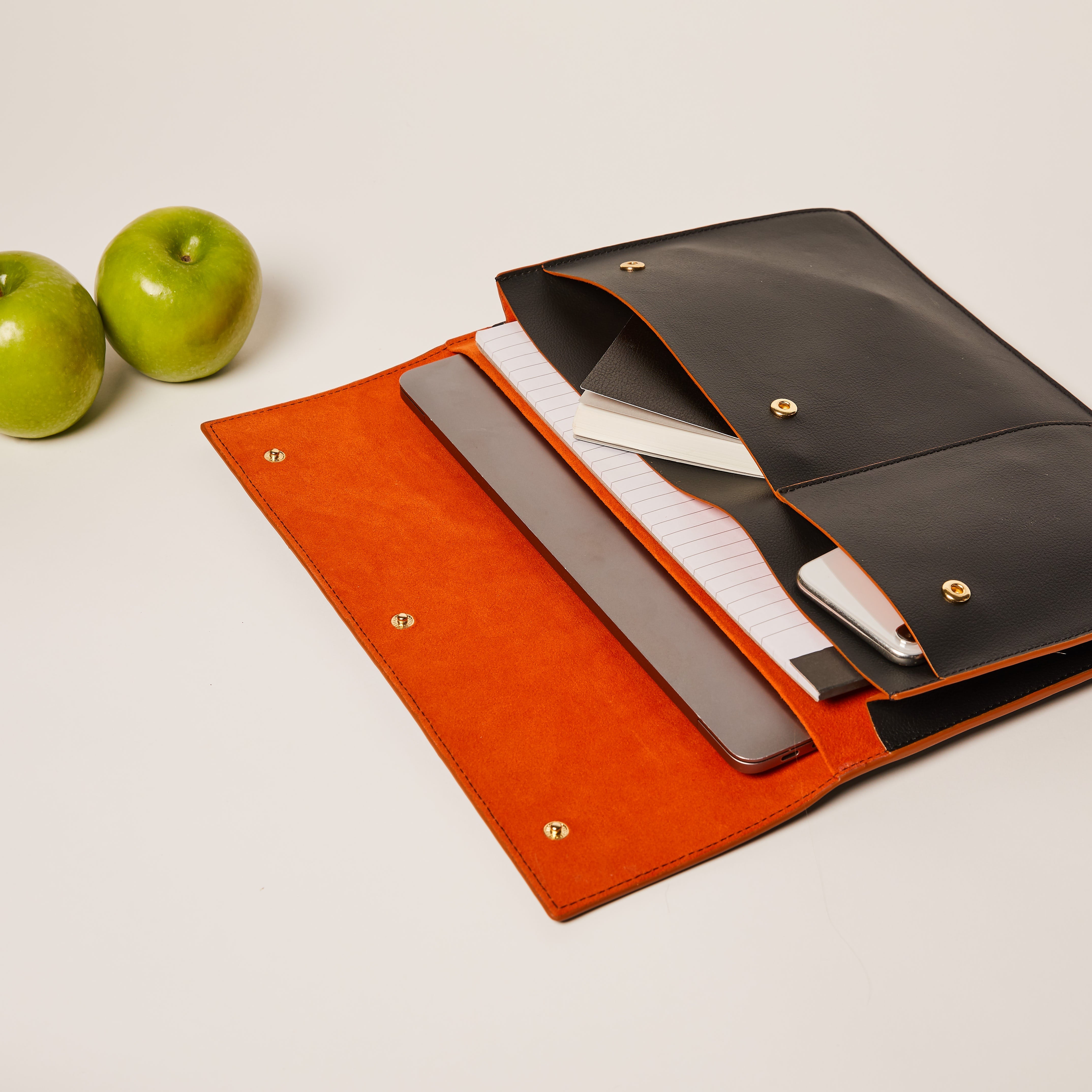 Gala Apple Leather Tech Folio Bag