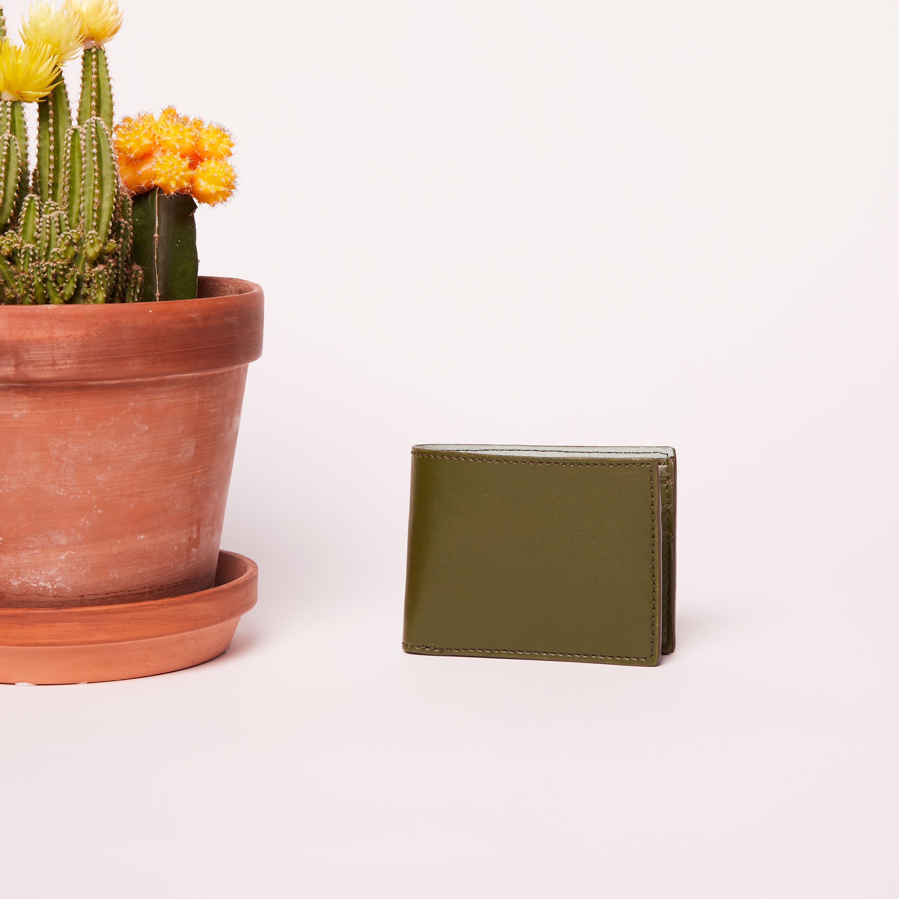 Cactus Leather Bifold Wallet