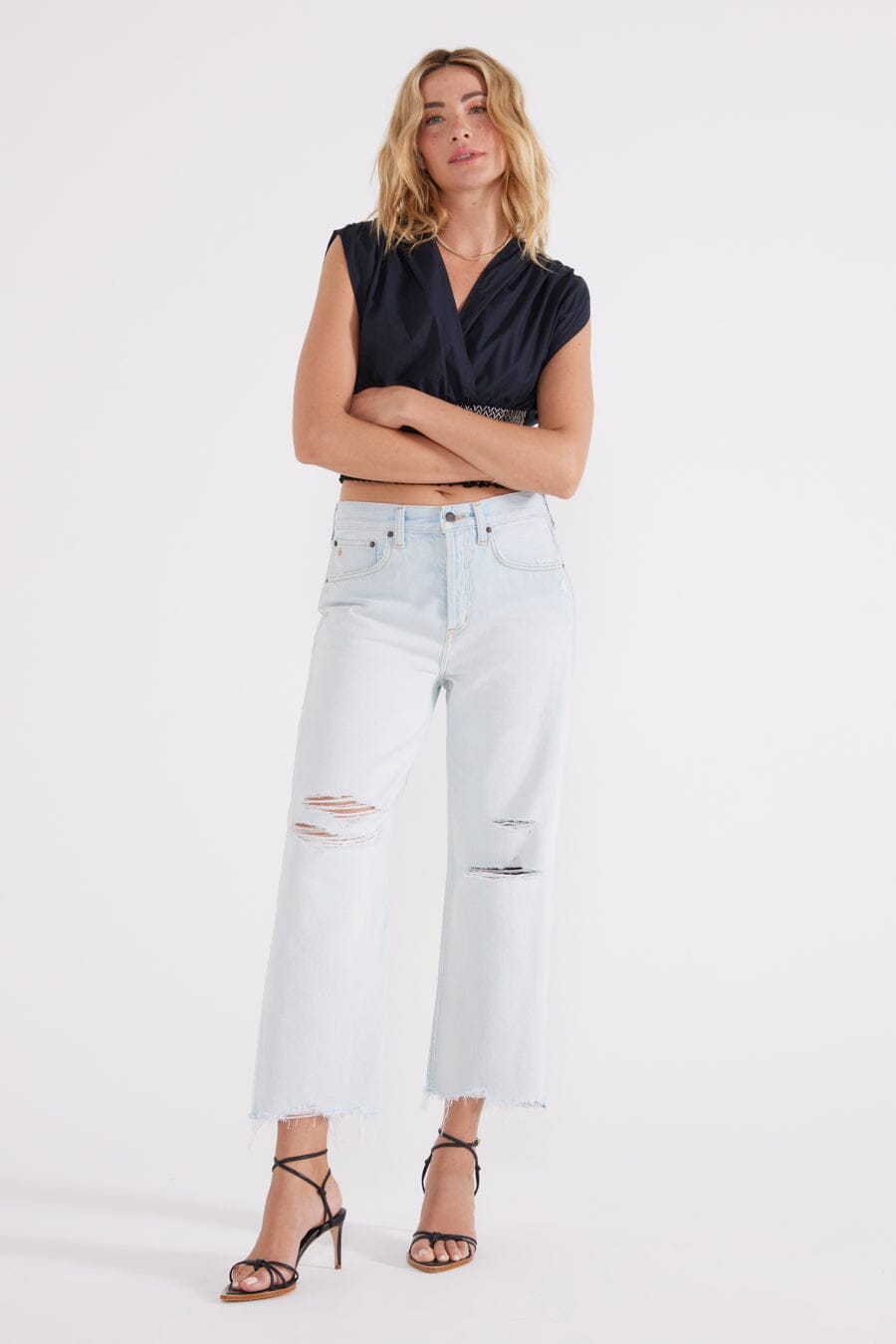 Altin Loose Fit Crop Jeans - Desert Island