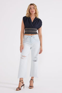 Altin Loose Fit Crop Jeans - Desert Island