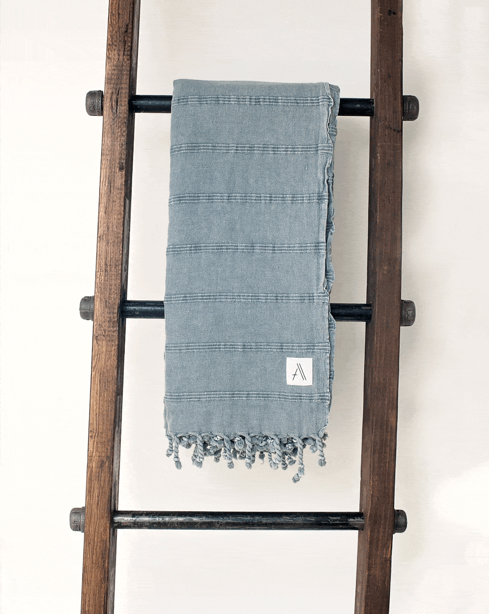 Kurios Turkish Towel / Blanket - Denim