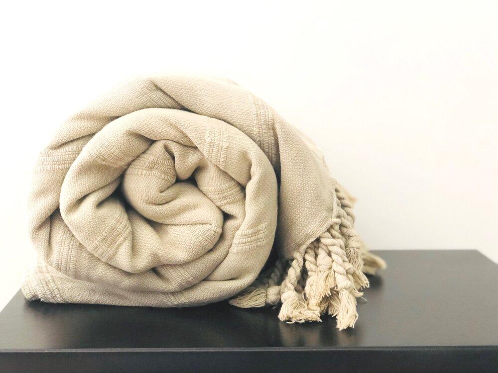 Kurios Turkish Towel / Blanket - Desert