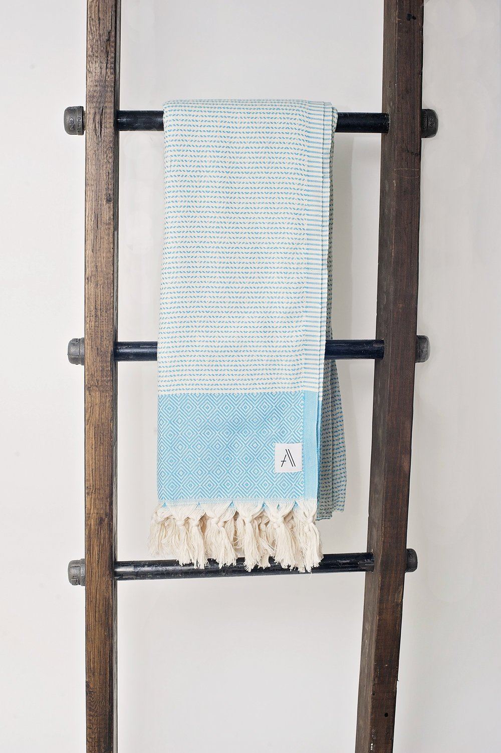 Magis Diamond Turkish Towel / Throw Blanket - Teal