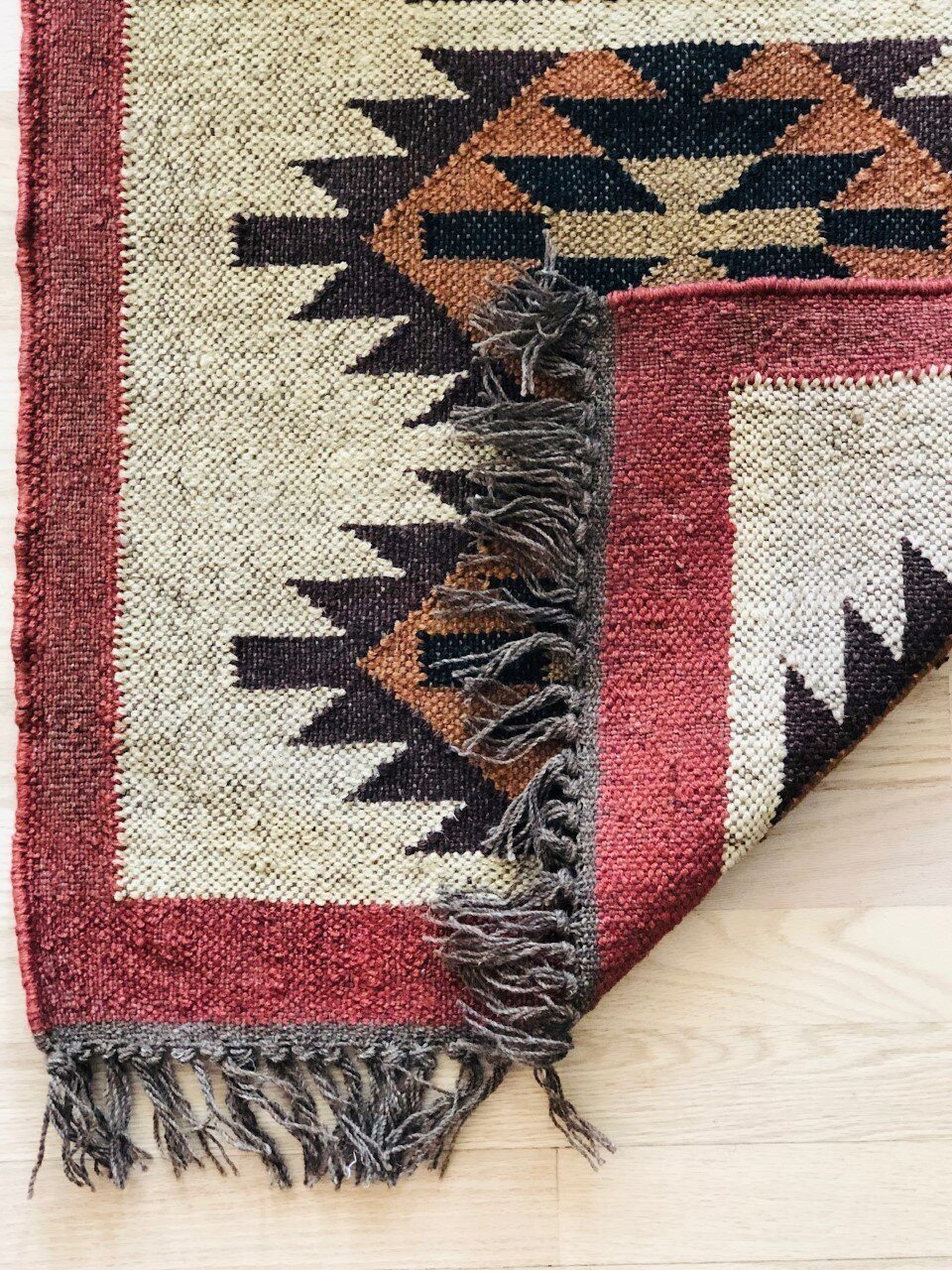 Kilim Jute Rug No. 1