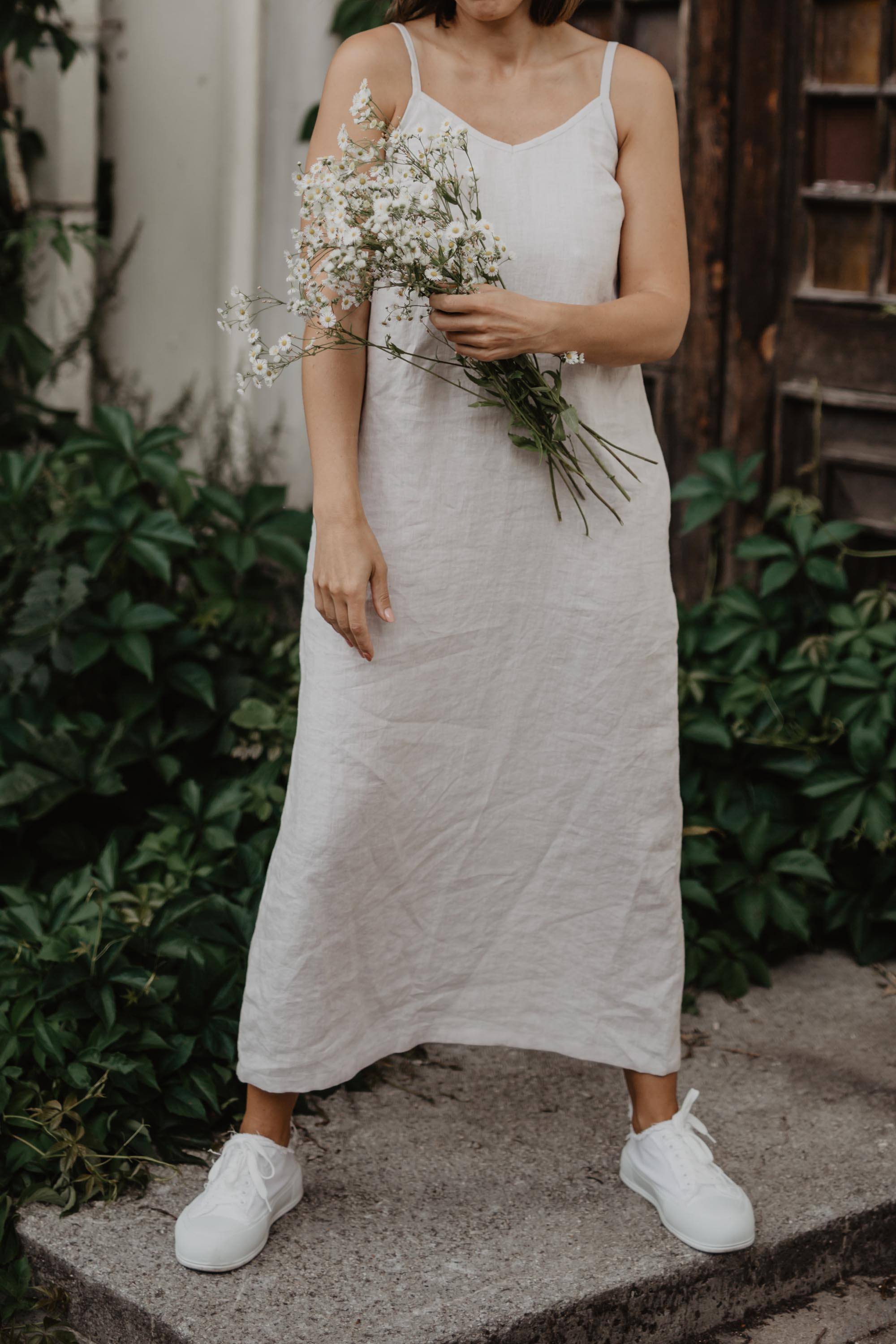 Jakarta Long Linen Dress