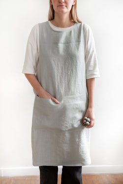 AmourLinen Pinafore linen apron Linen aprons AmourLinen 