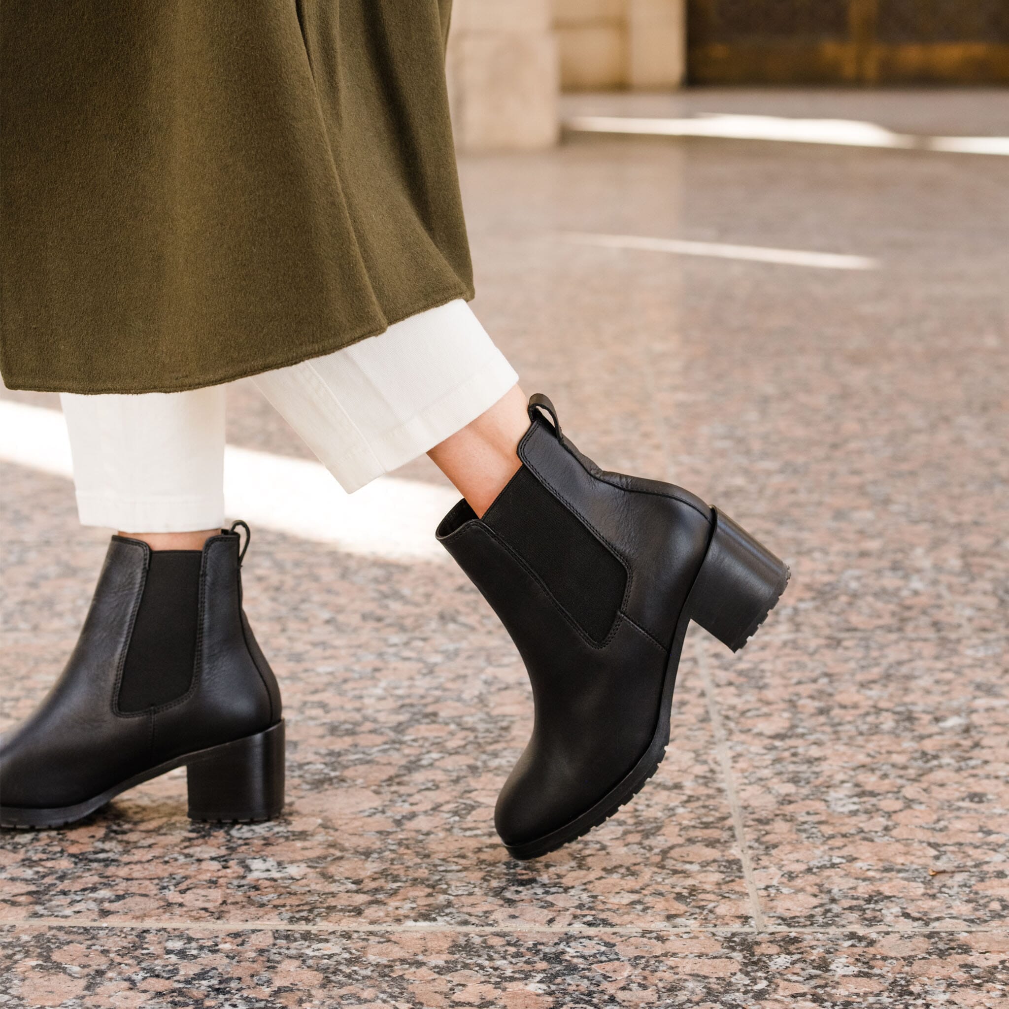 Ana Go-To Heeled Chelsea Boot