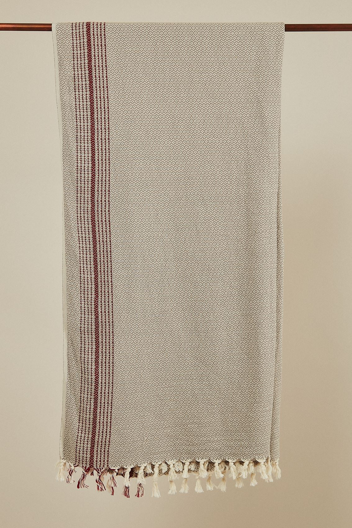 Matia Turkish Blanket / Scarf - Beige