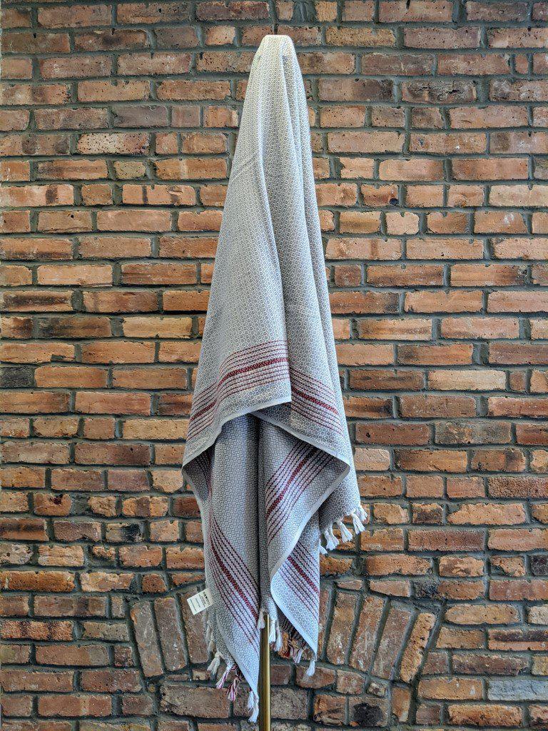 Matia Turkish Blanket / Scarf - Gray