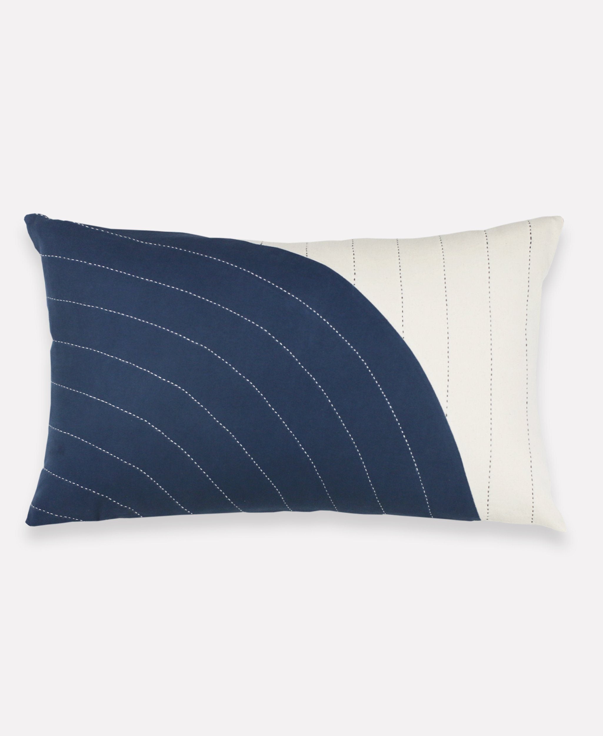 Curve Lumbar Pillow - Navy