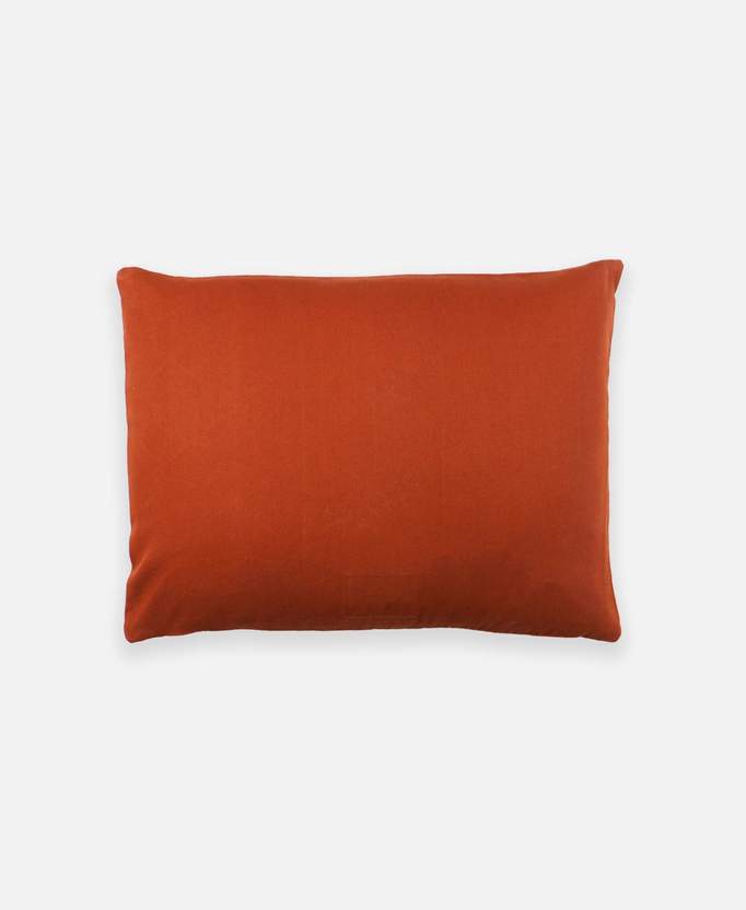 Graph Small Throw Pillow - Rust