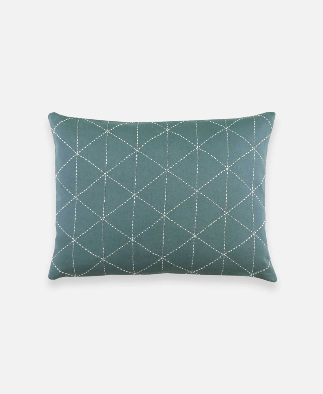 Graph Small Throw Pillow - Spruce