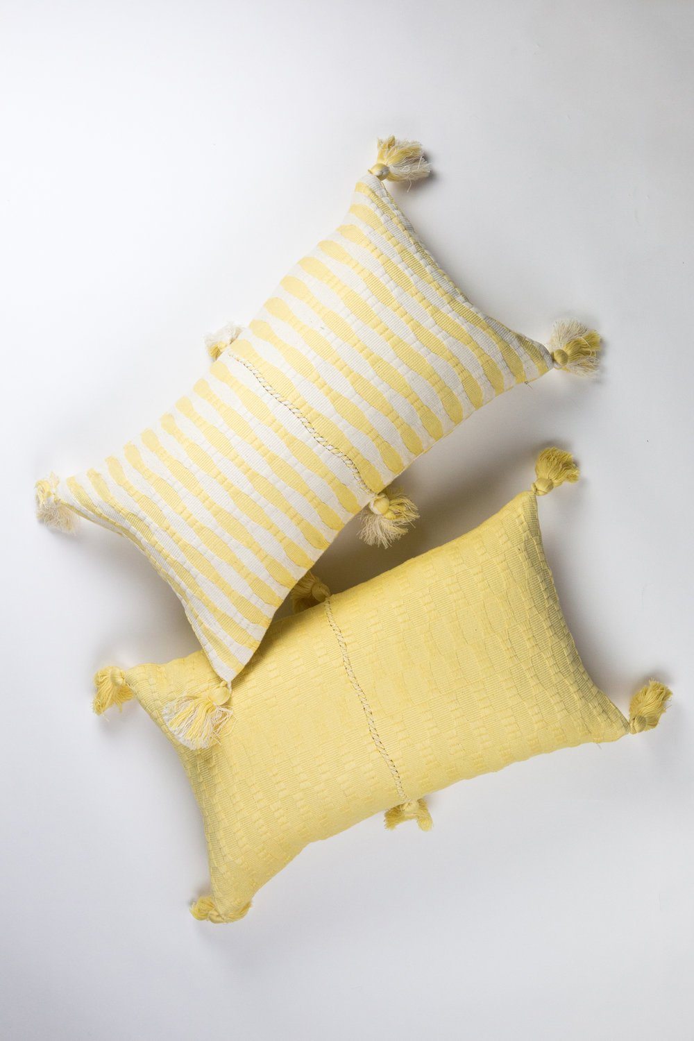 Antigua Lumbar Pillow - Butter Yellow