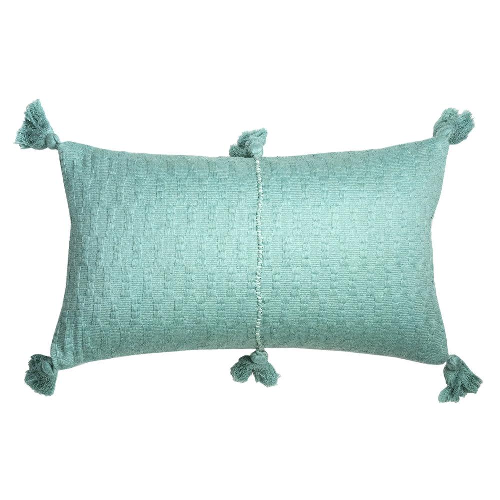 Antigua Lumbar Pillow - Faded Aqua