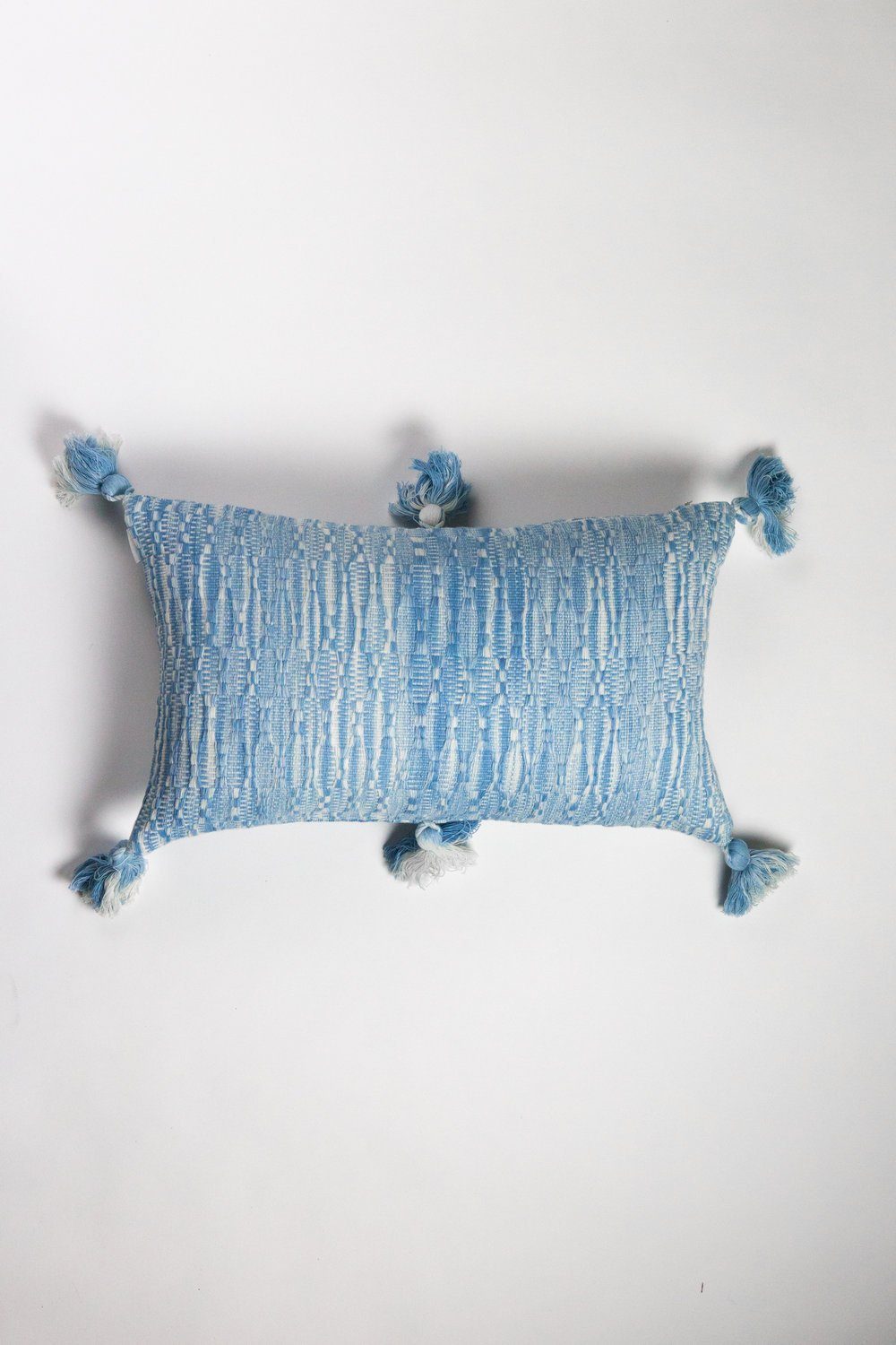 Antigua Lumbar Pillow - Ocean Blue Tie Dye