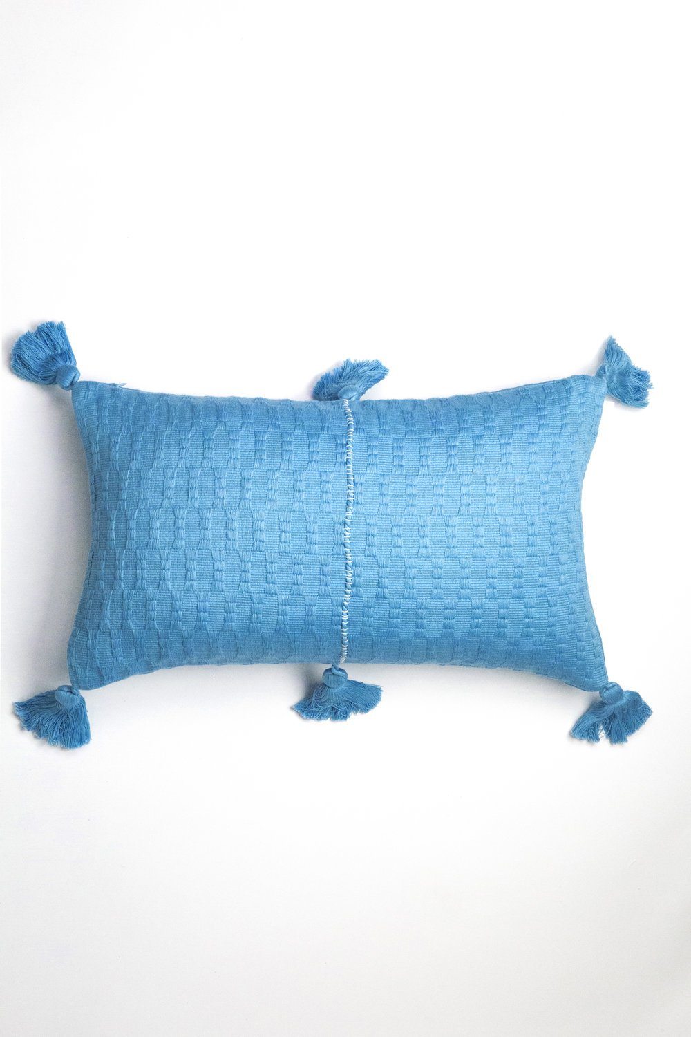 Antigua Lumbar Pillow - Sky Blue