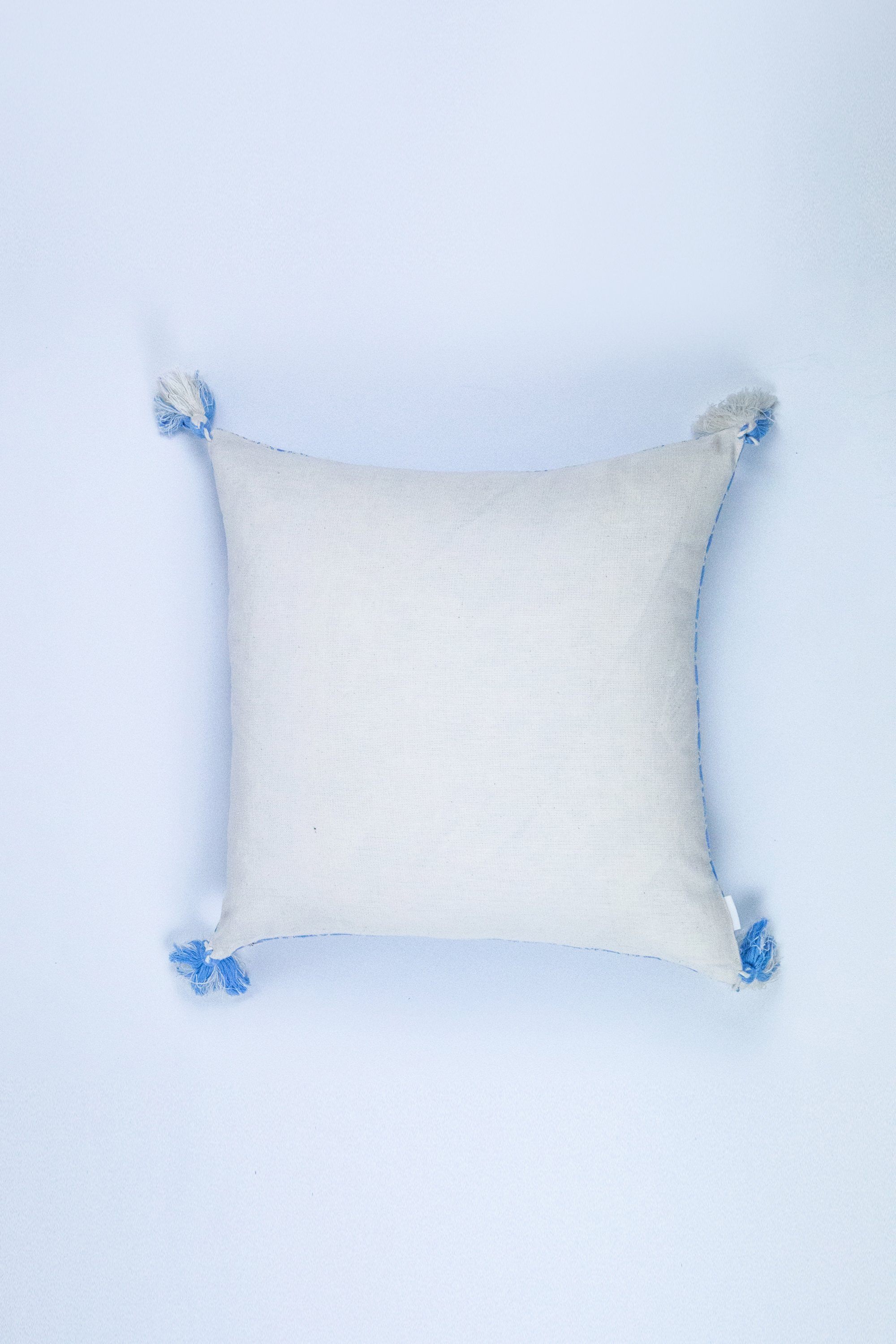 Comalapa Lumbar Pillow - Sky Blue