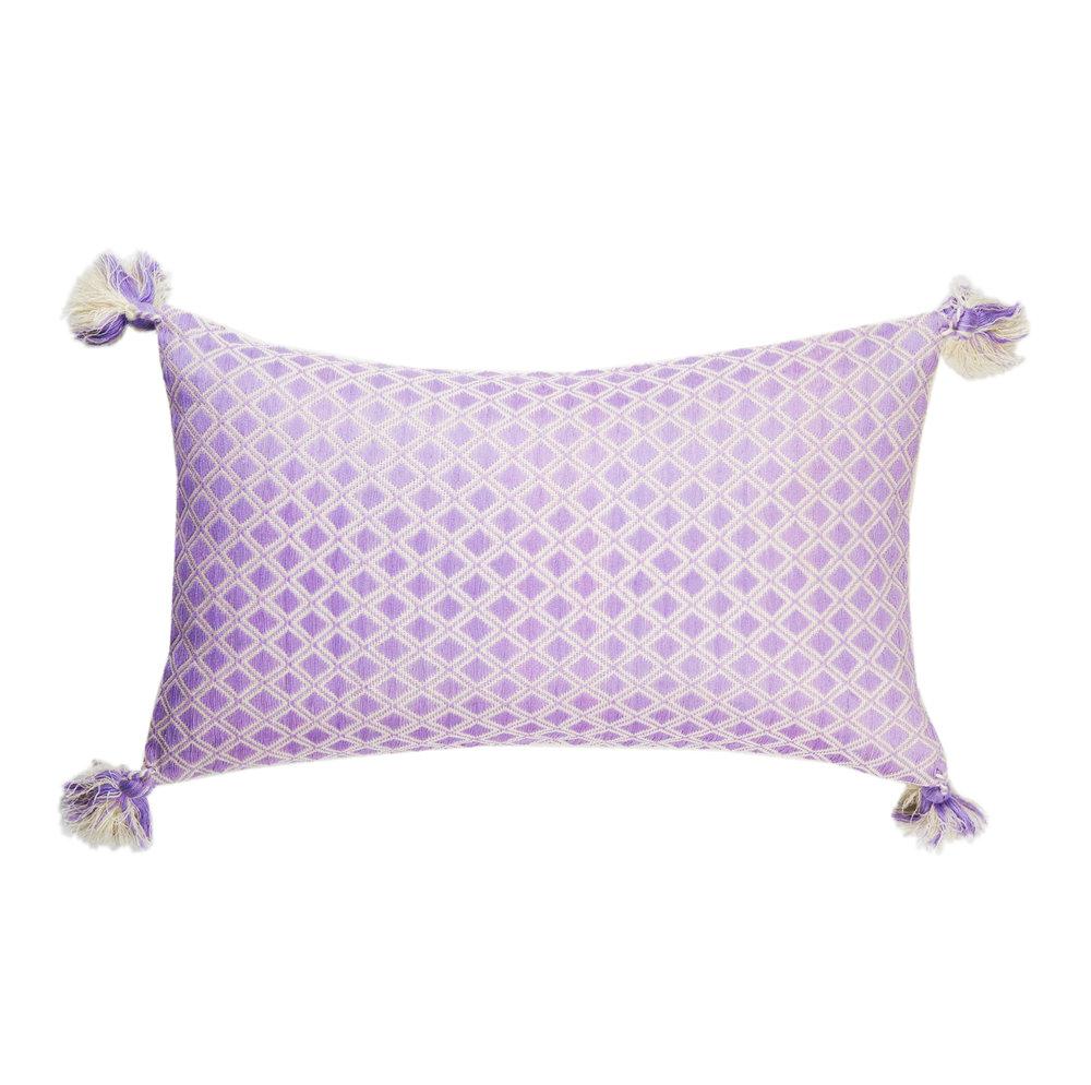 Comalapa Lumbar Pillow - Lilac