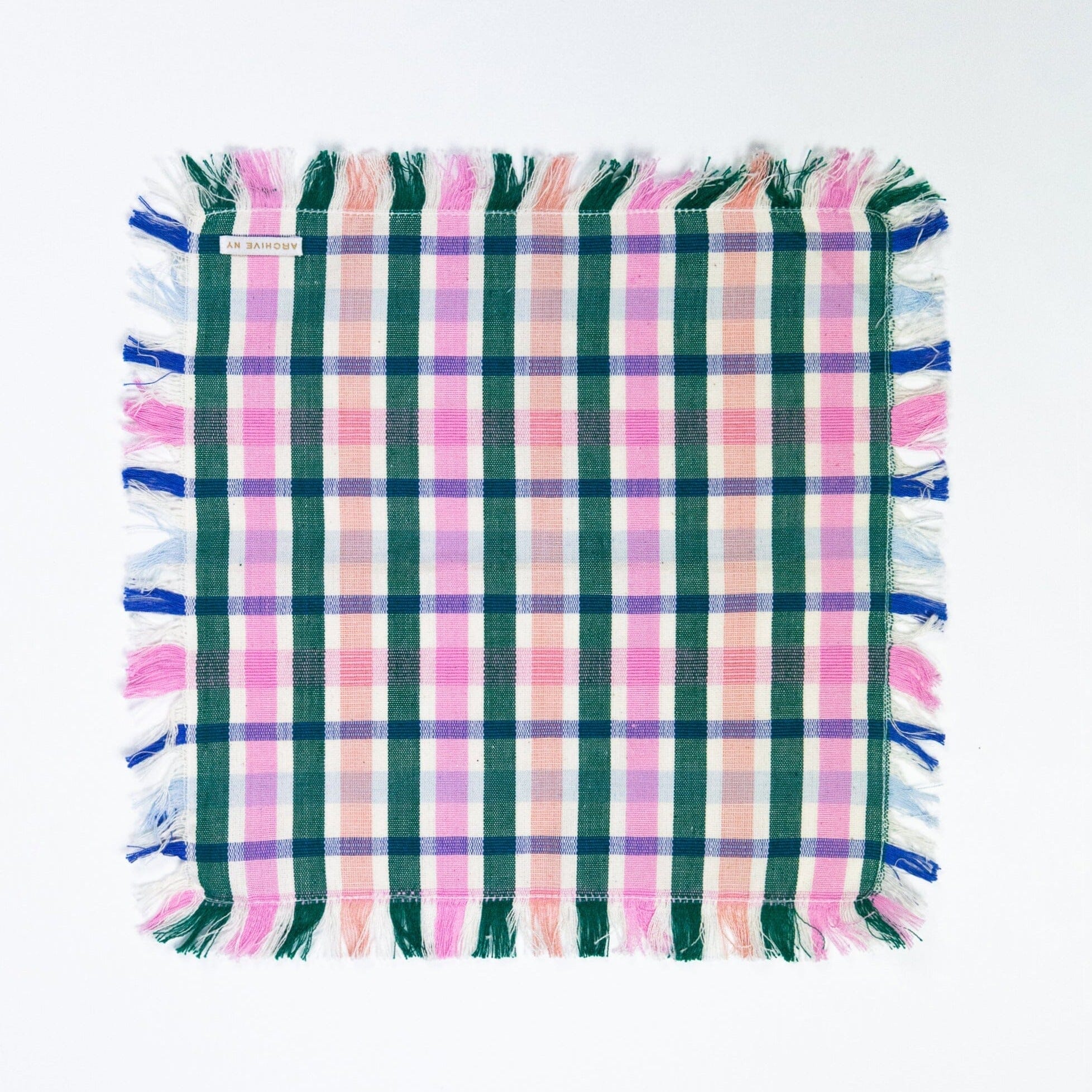 Lola Plaid Party Napkin Set