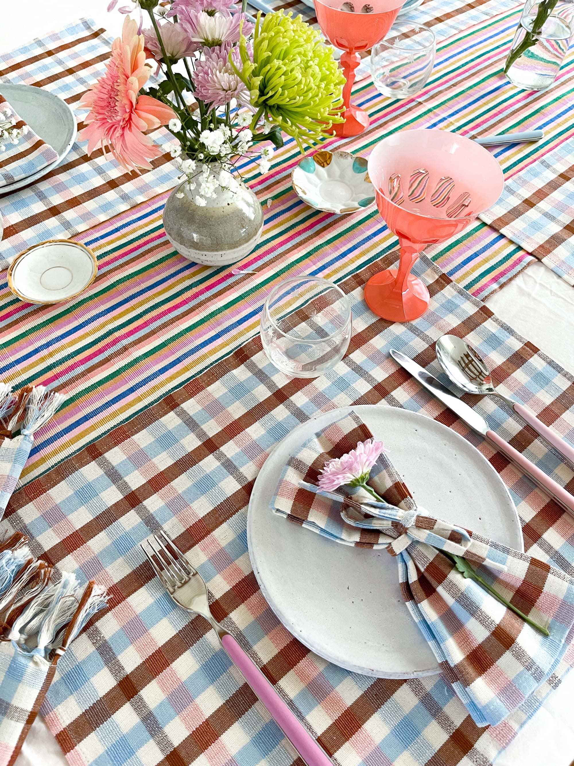 Louisa Plaid Placemat Set