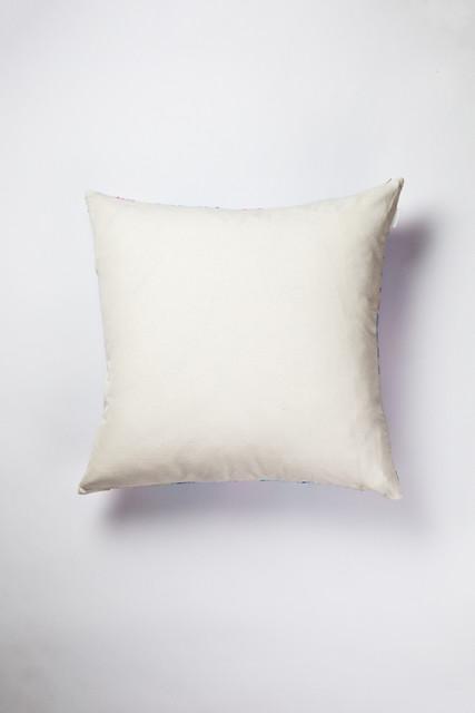 Manuela Jaspé Gray Rainbow Throw Pillow