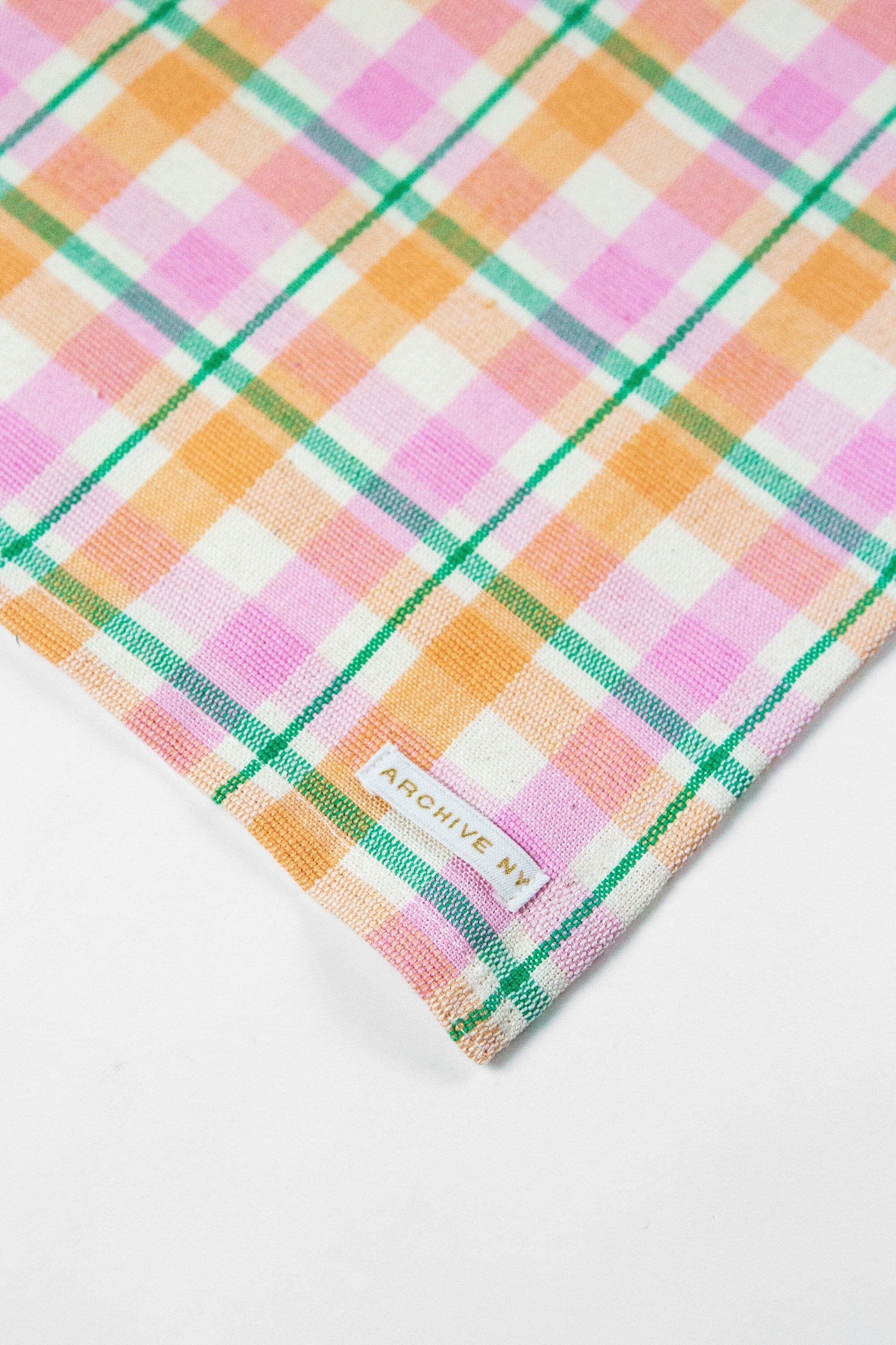 Marguerite Plaid Dinner Napkin Set