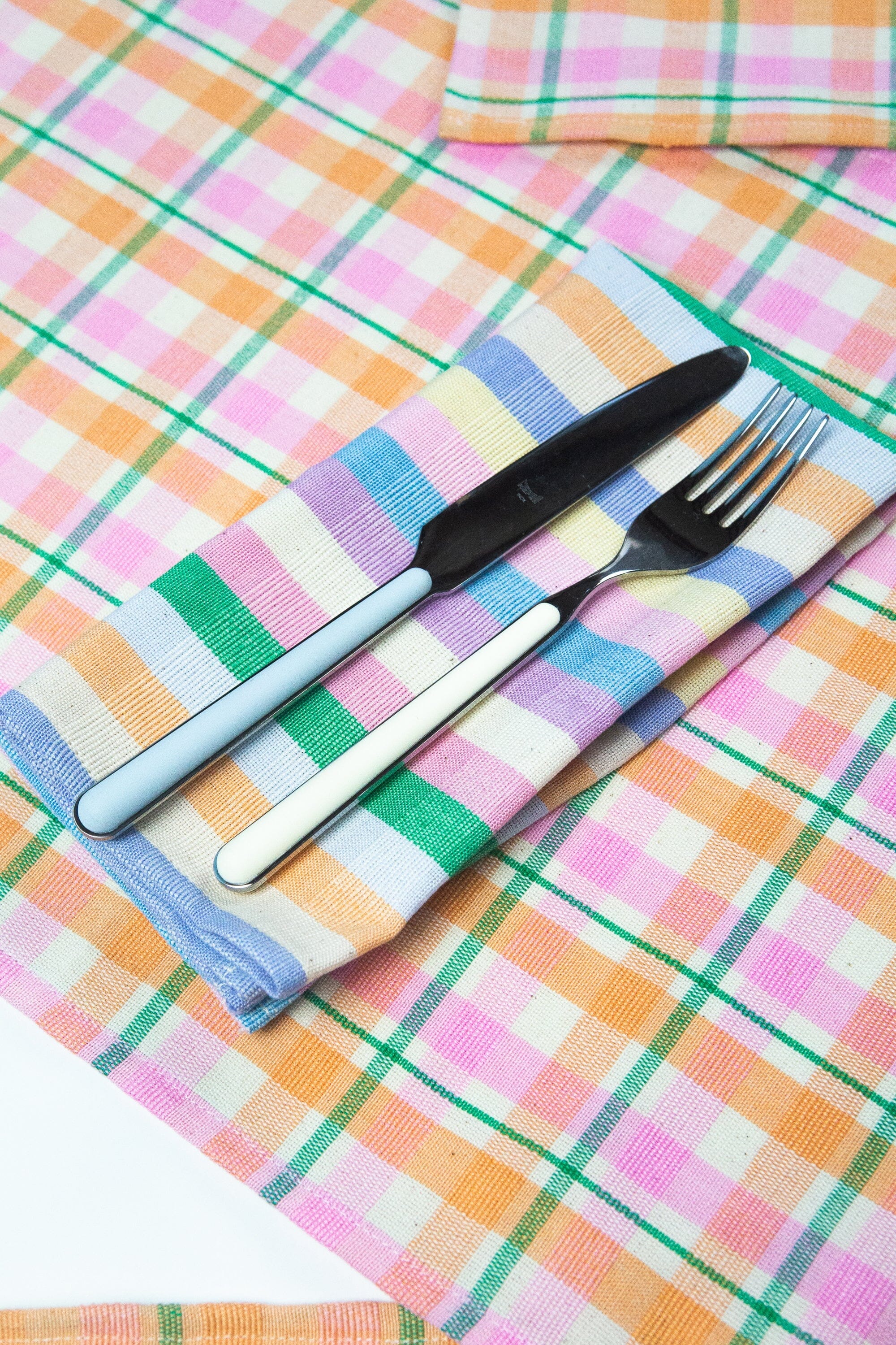 Marguerite Plaid Placemat Set