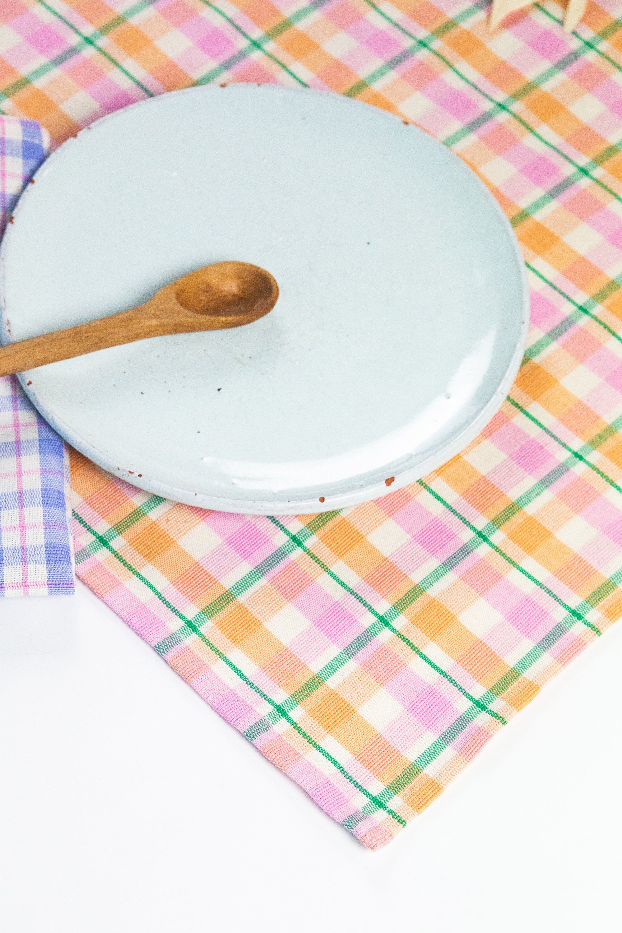 Marguerite Plaid Placemat Set