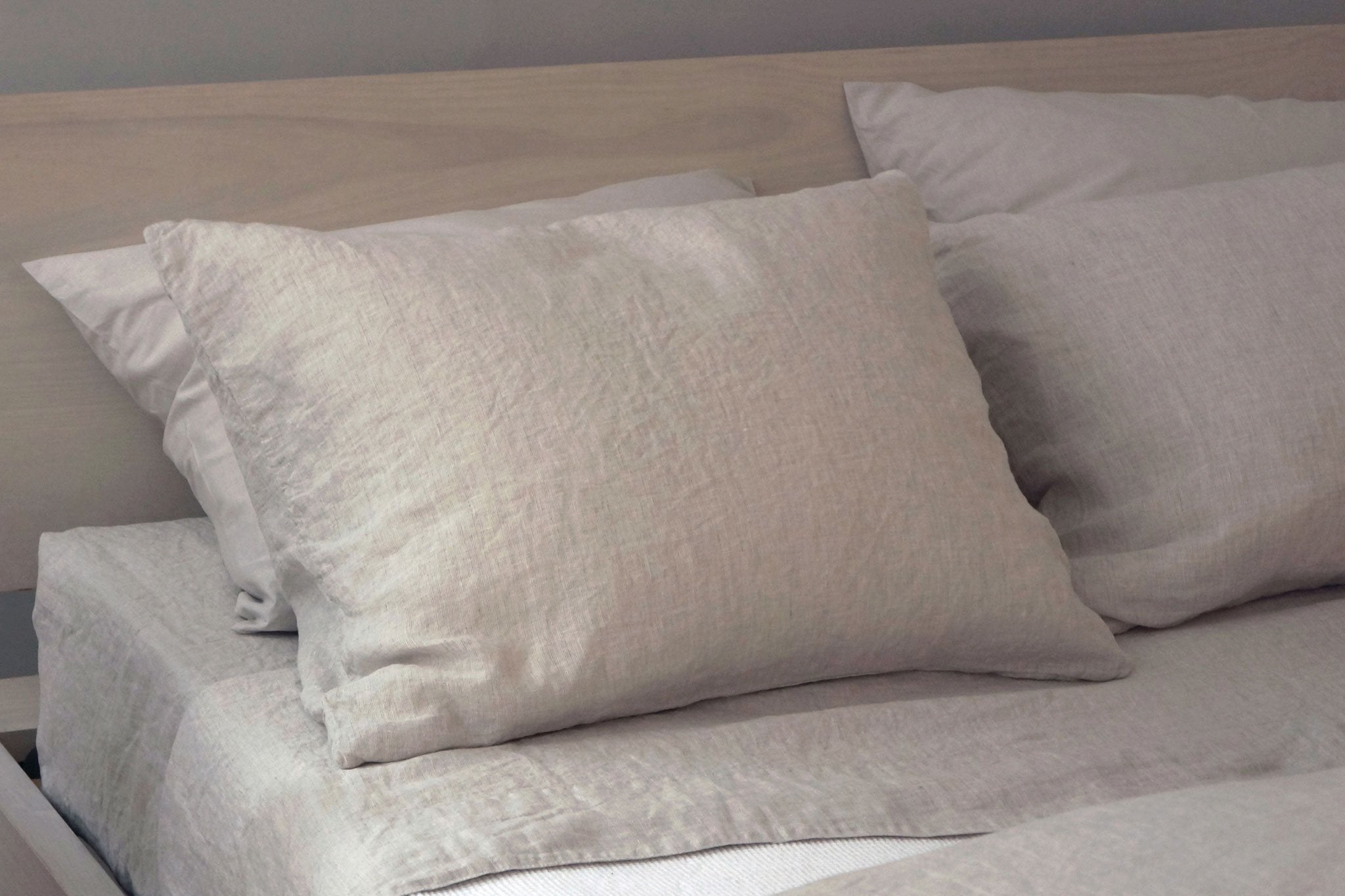 Louie Linen Duvet Cover - Natural