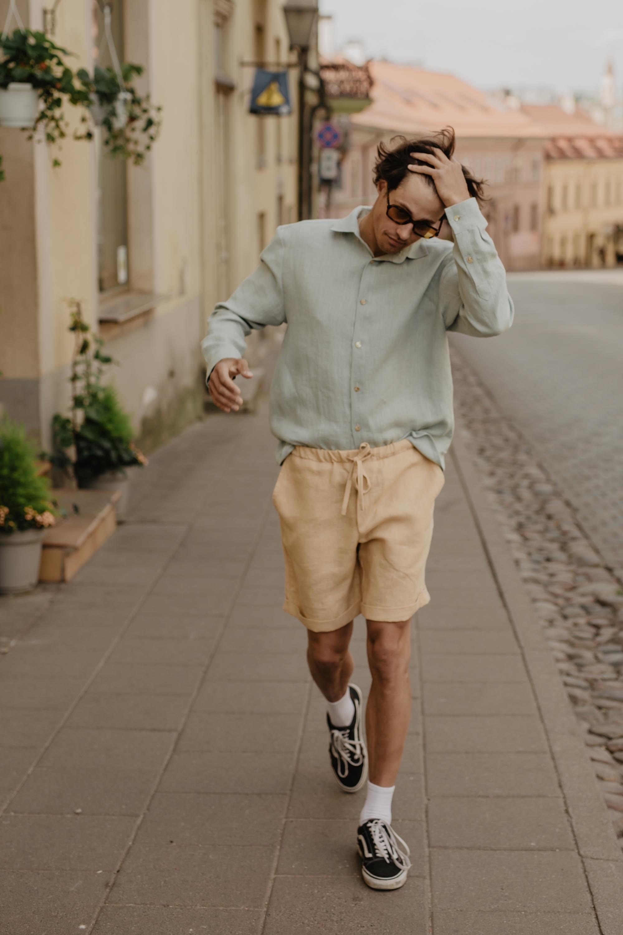 Ares Linen Shorts