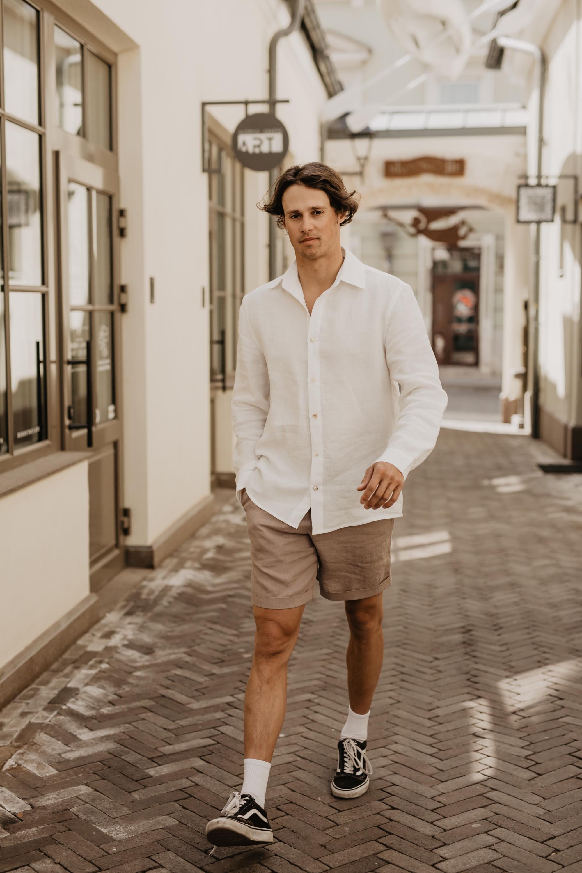 Ares Linen Shorts