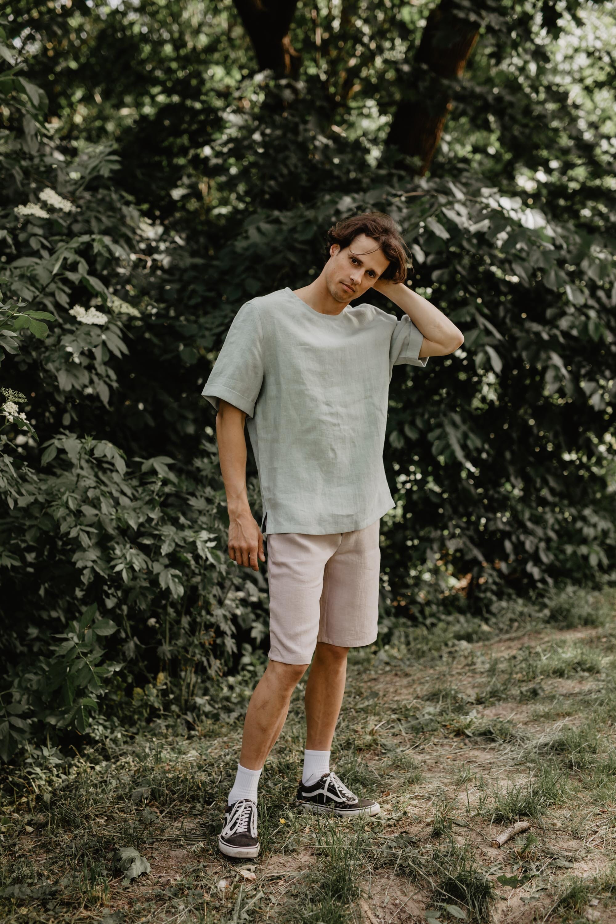 Atlas Linen Top