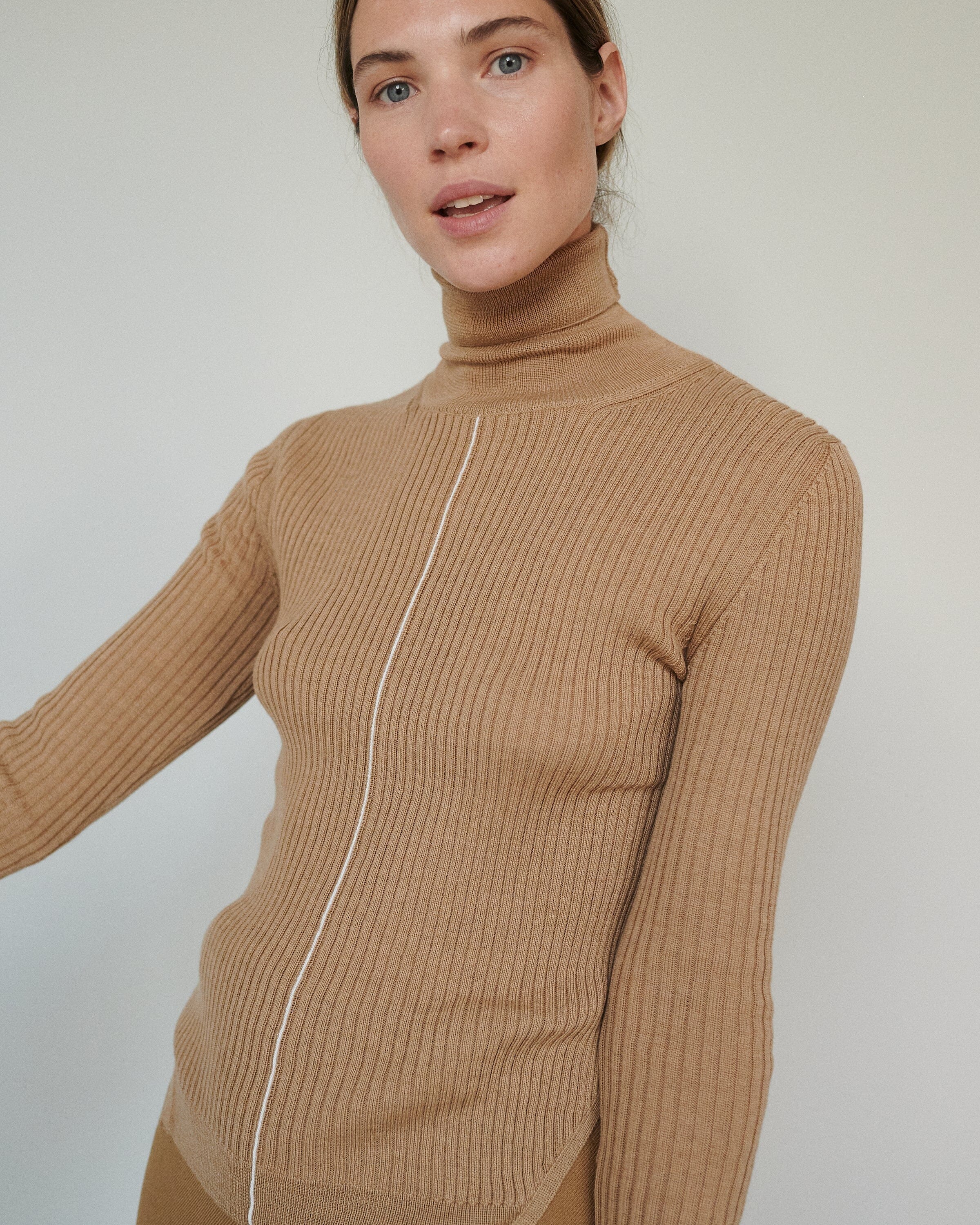 Austeja Merino Wool Turtleneck