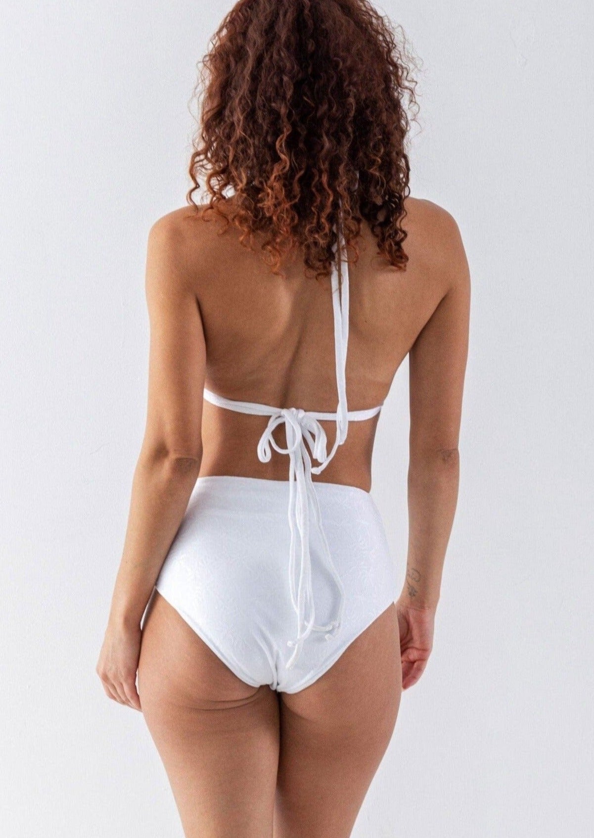 Ava Recycled High Waist Swim Bottom