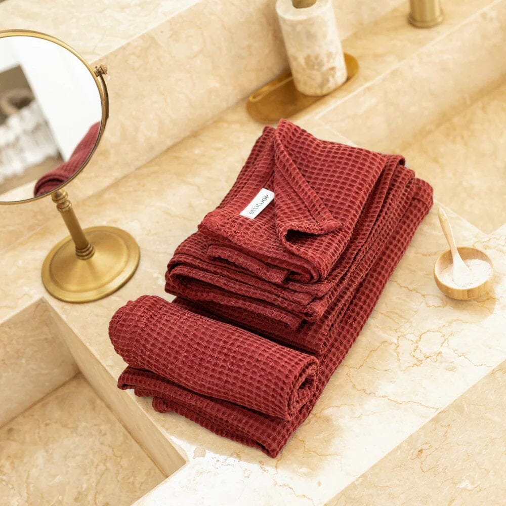 Bamboo Waffle Towel Sets