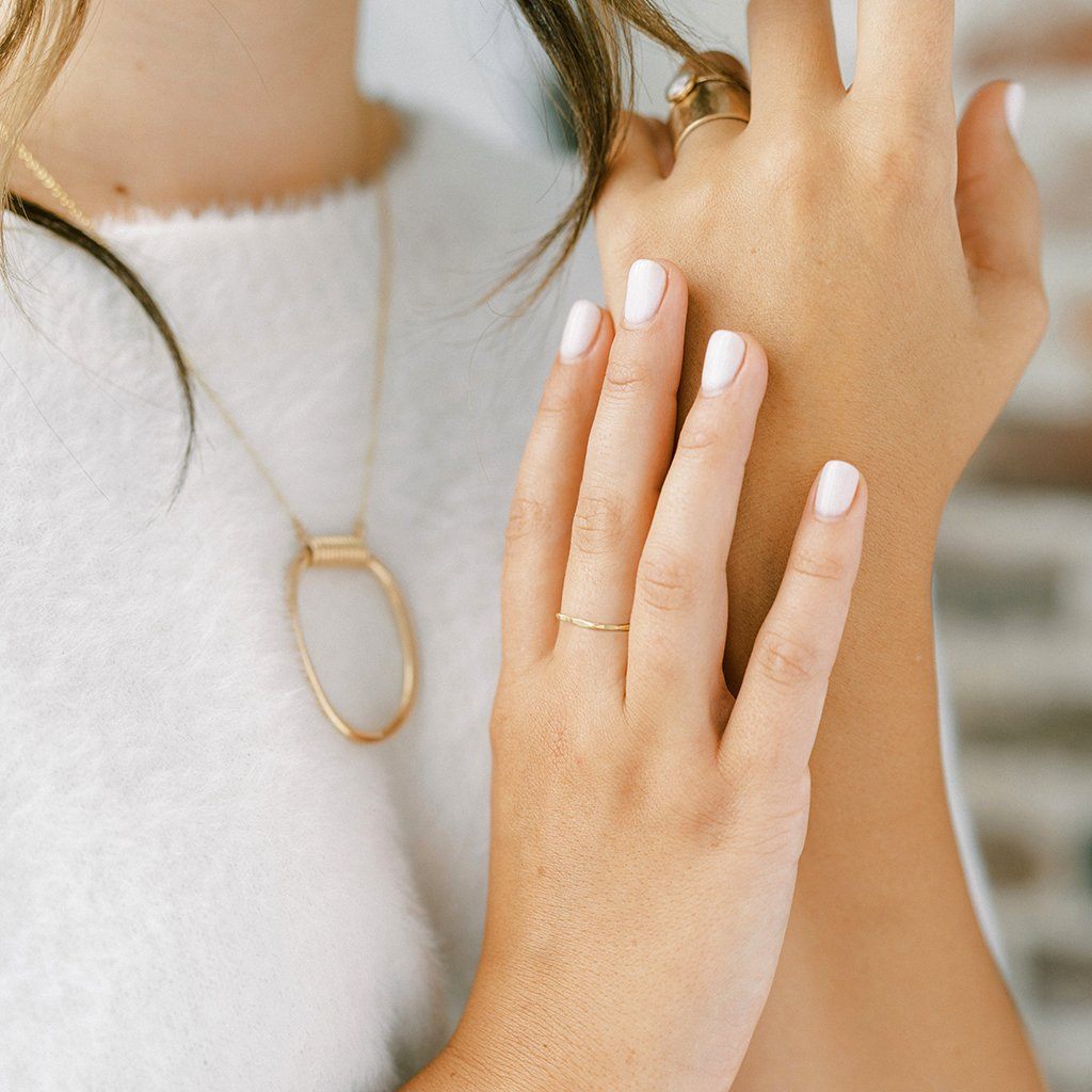 Be Light Recycled Gold Stacking Ring