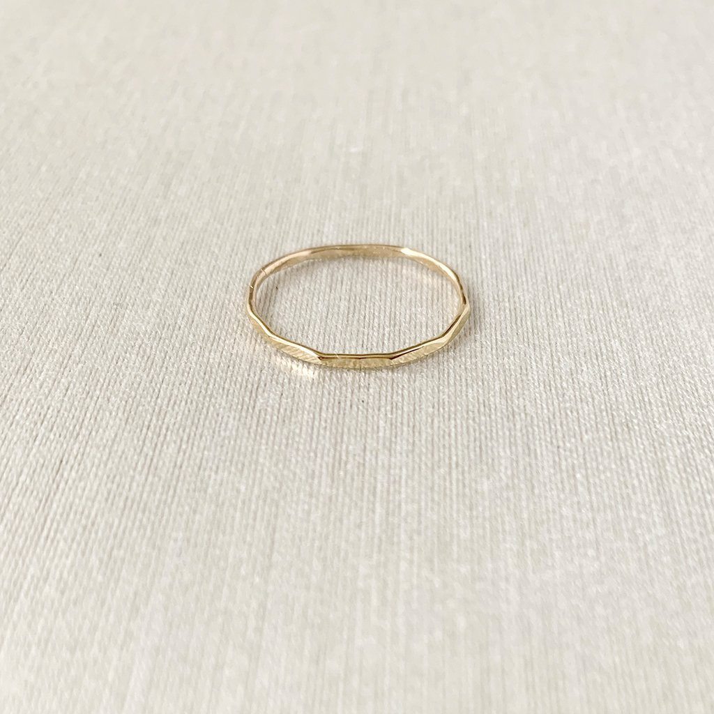 Be Light Recycled Gold Stacking Ring