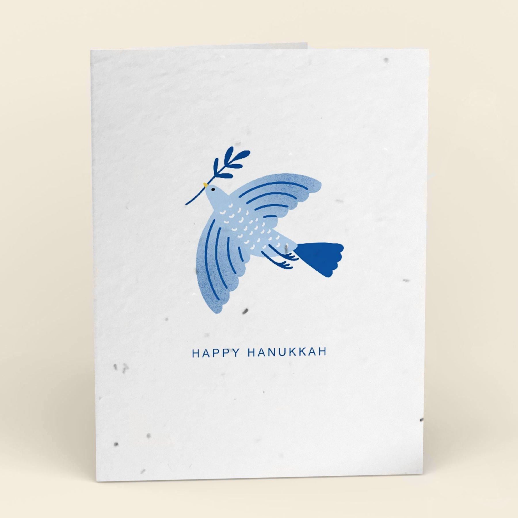 Beloved Dove Plantable Hanukkah Cards - 10 Pack