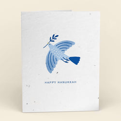 Beloved Dove Plantable Hanukkah Cards - 10 Pack