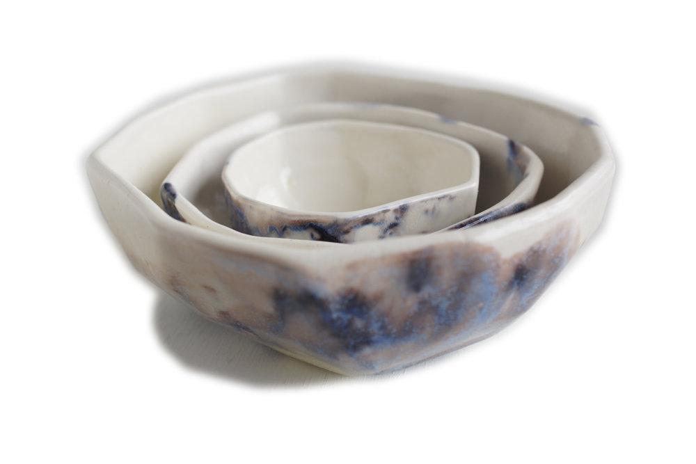 Bevel Porcelain Bowl