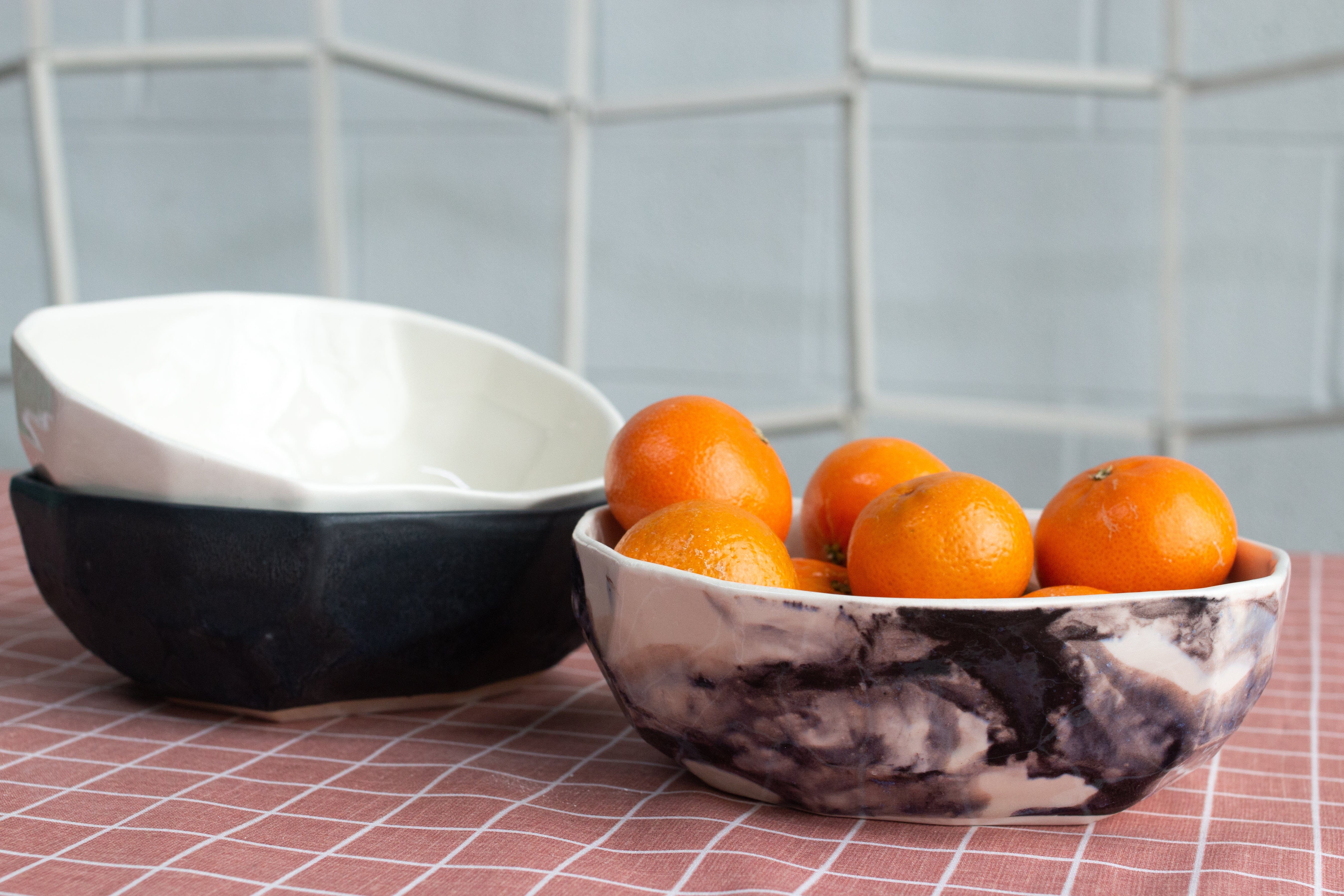 Bevel Porcelain Bowl