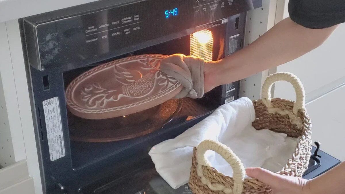 Bread Warmer + Basket - Flower