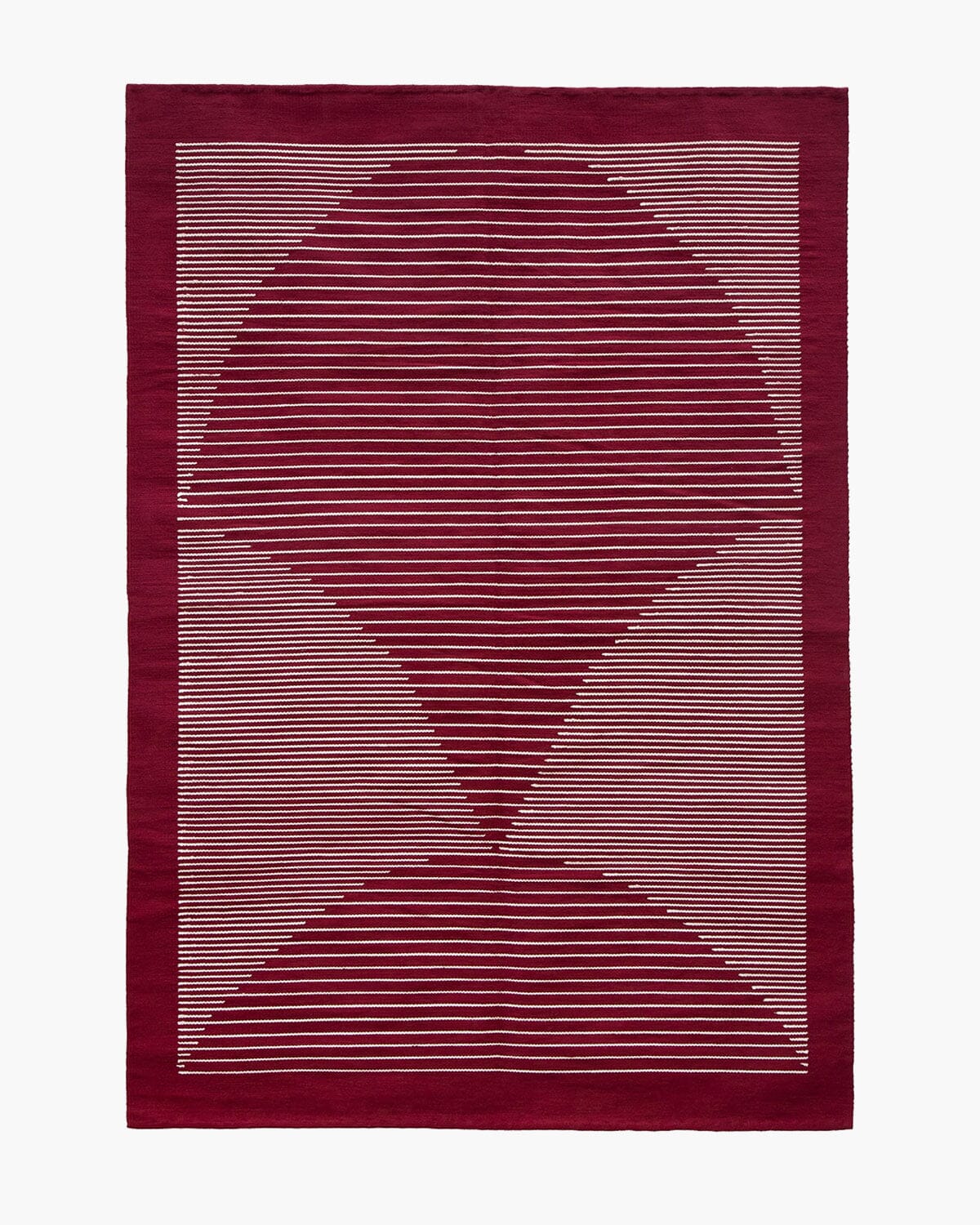 Burgundy Lotus Rug