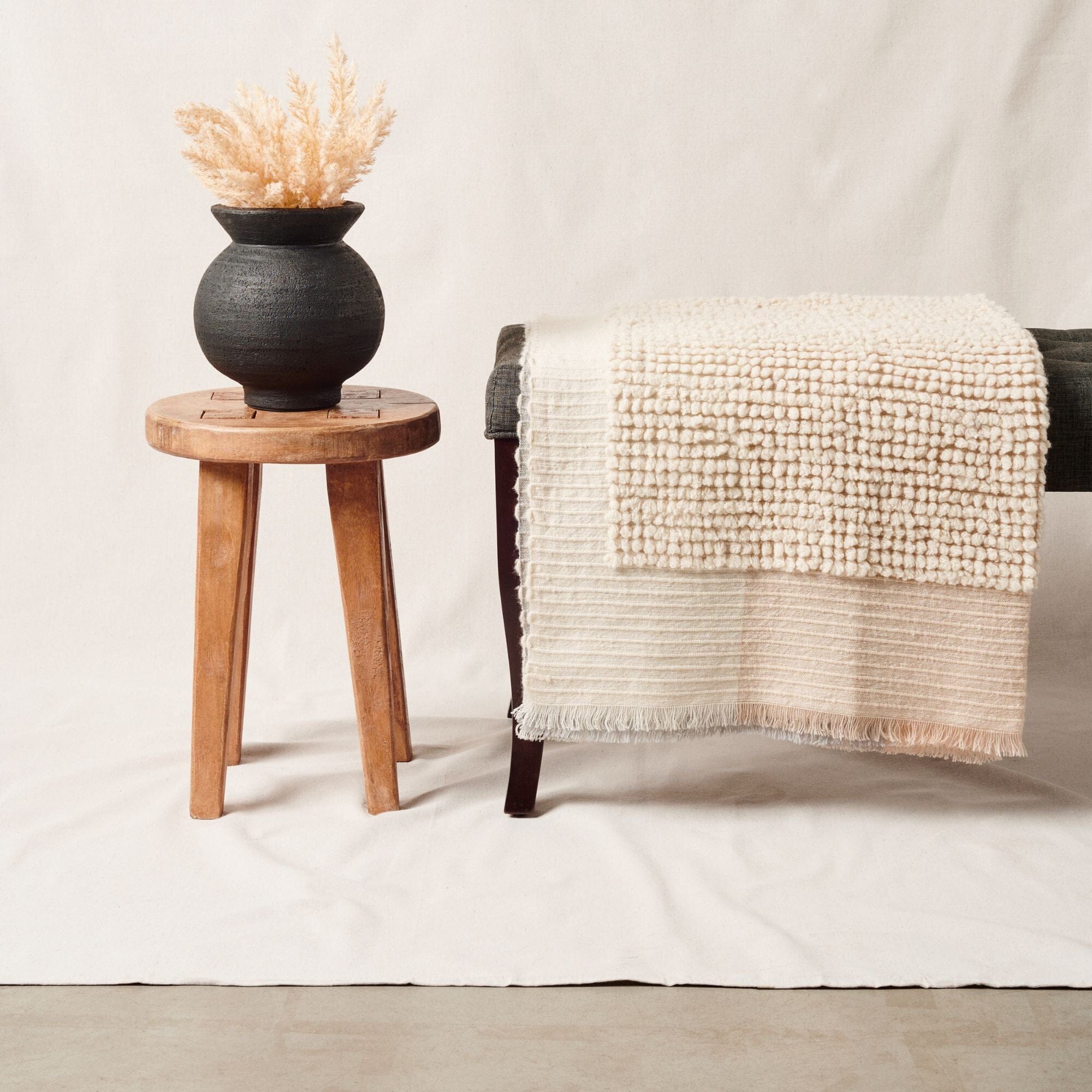 Butterscotch Merino Throw Blanket