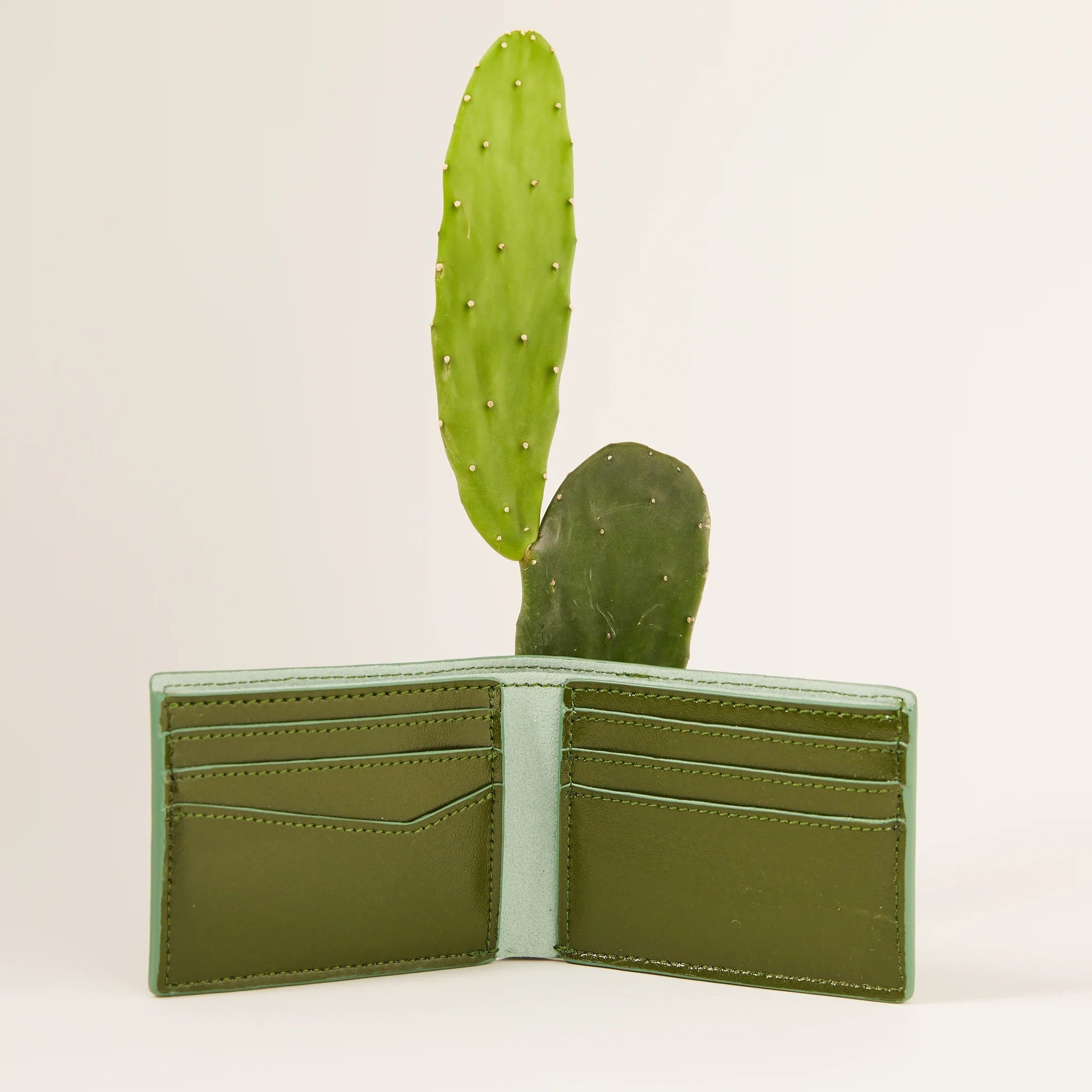 Cactus Leather Bifold Wallet