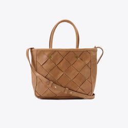 Carry-All Woven Satchel Crossbody Bags Nisolo Almond 