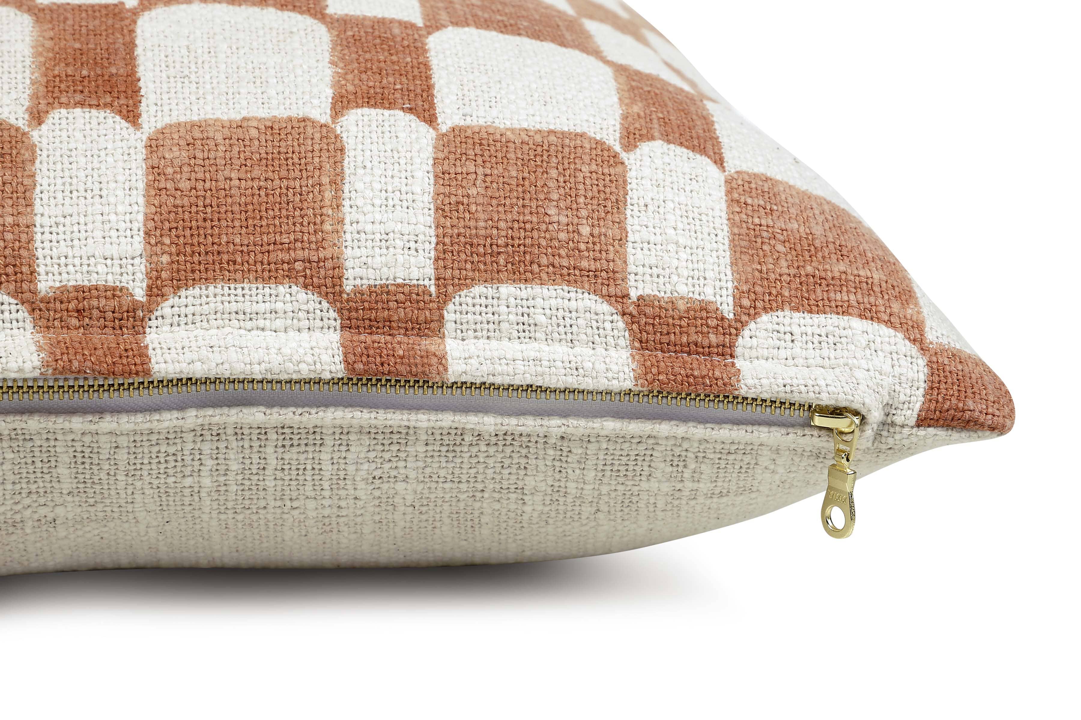 Aakar Checkered Throw Pillow