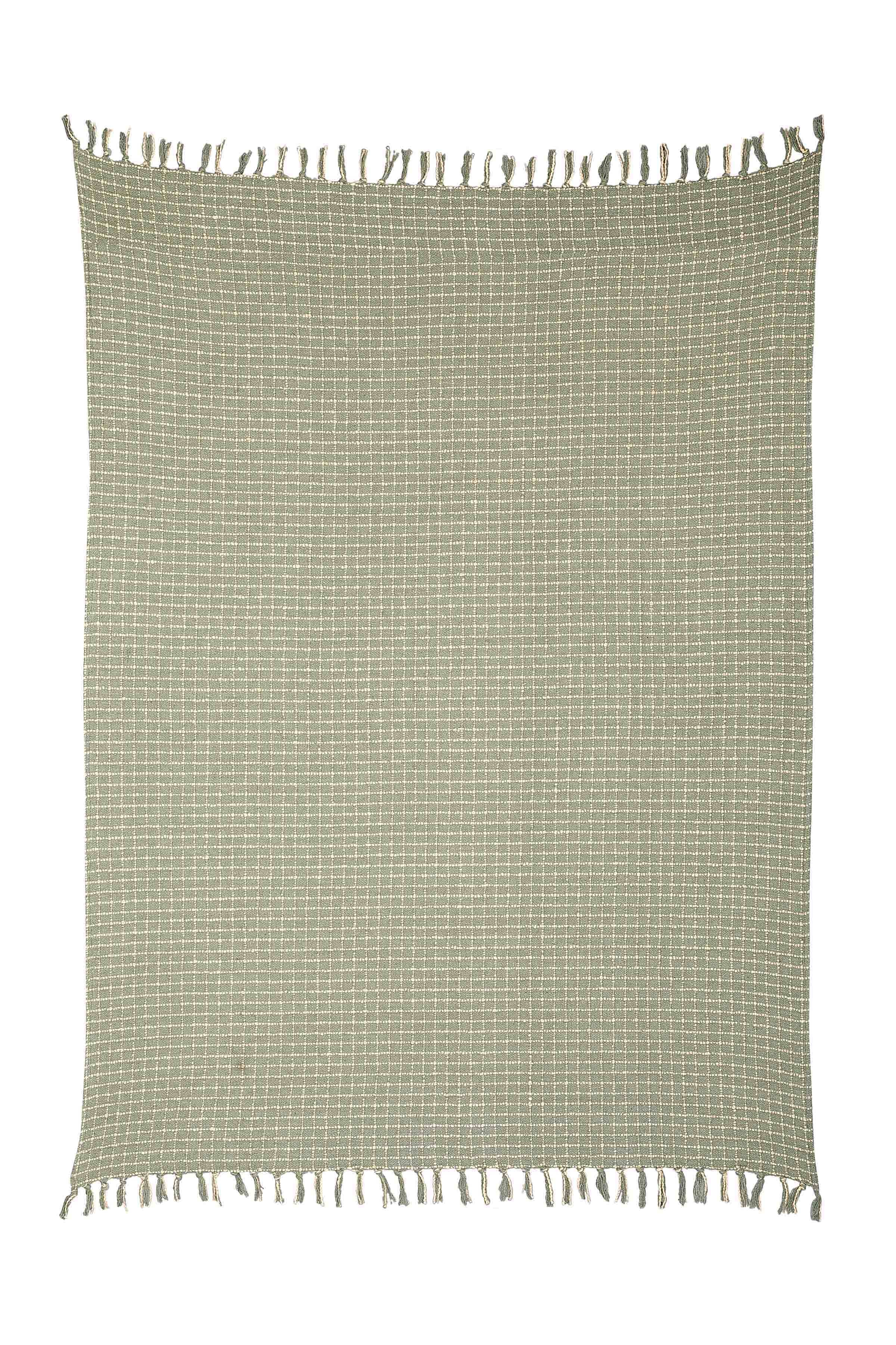 Boucle Check Throw Blanket